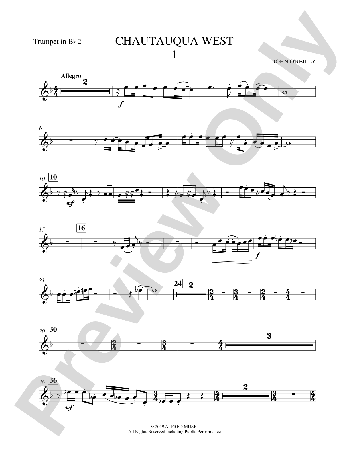 Chautauqua West: 2nd B-flat Trumpet