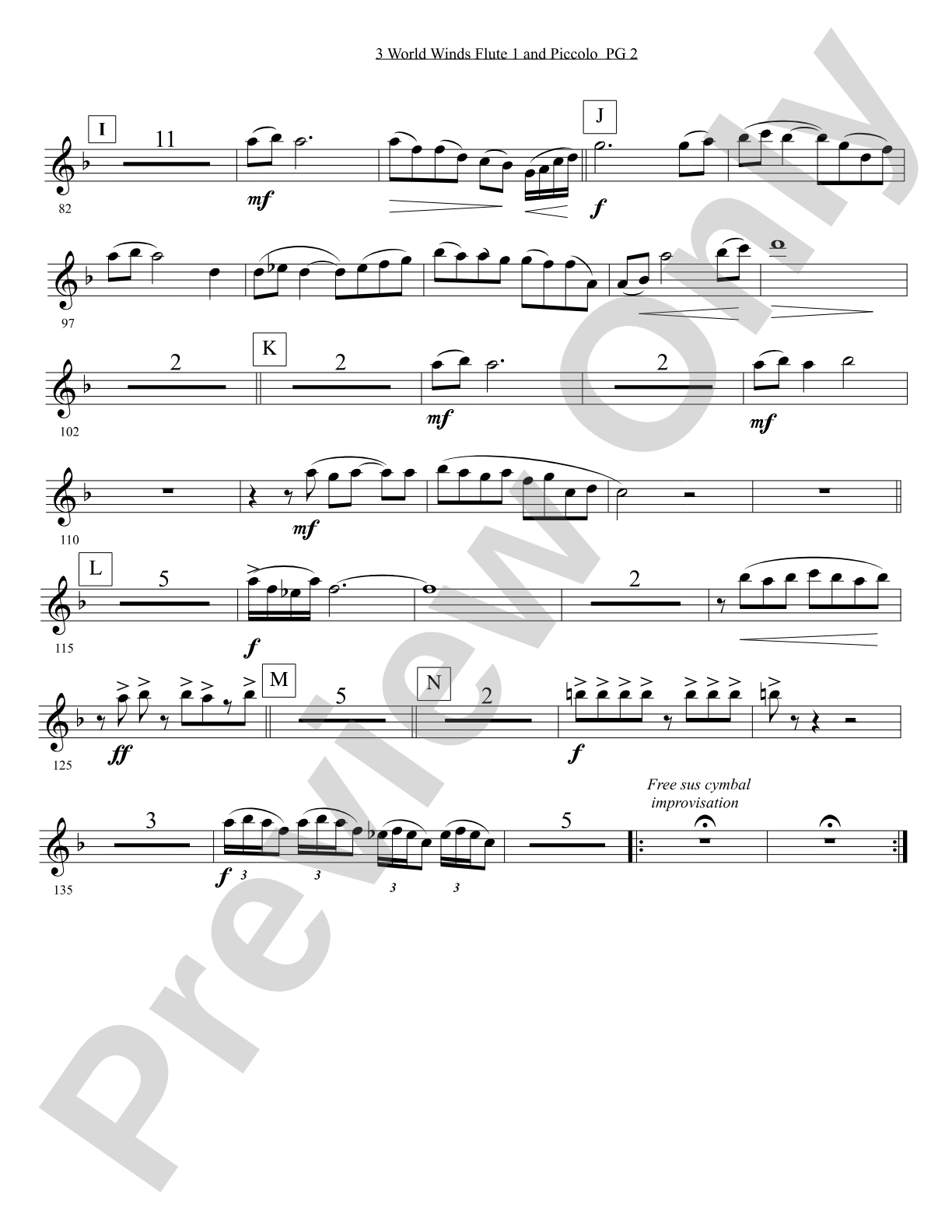 Three World Winds: 1st Flute & Piccolo