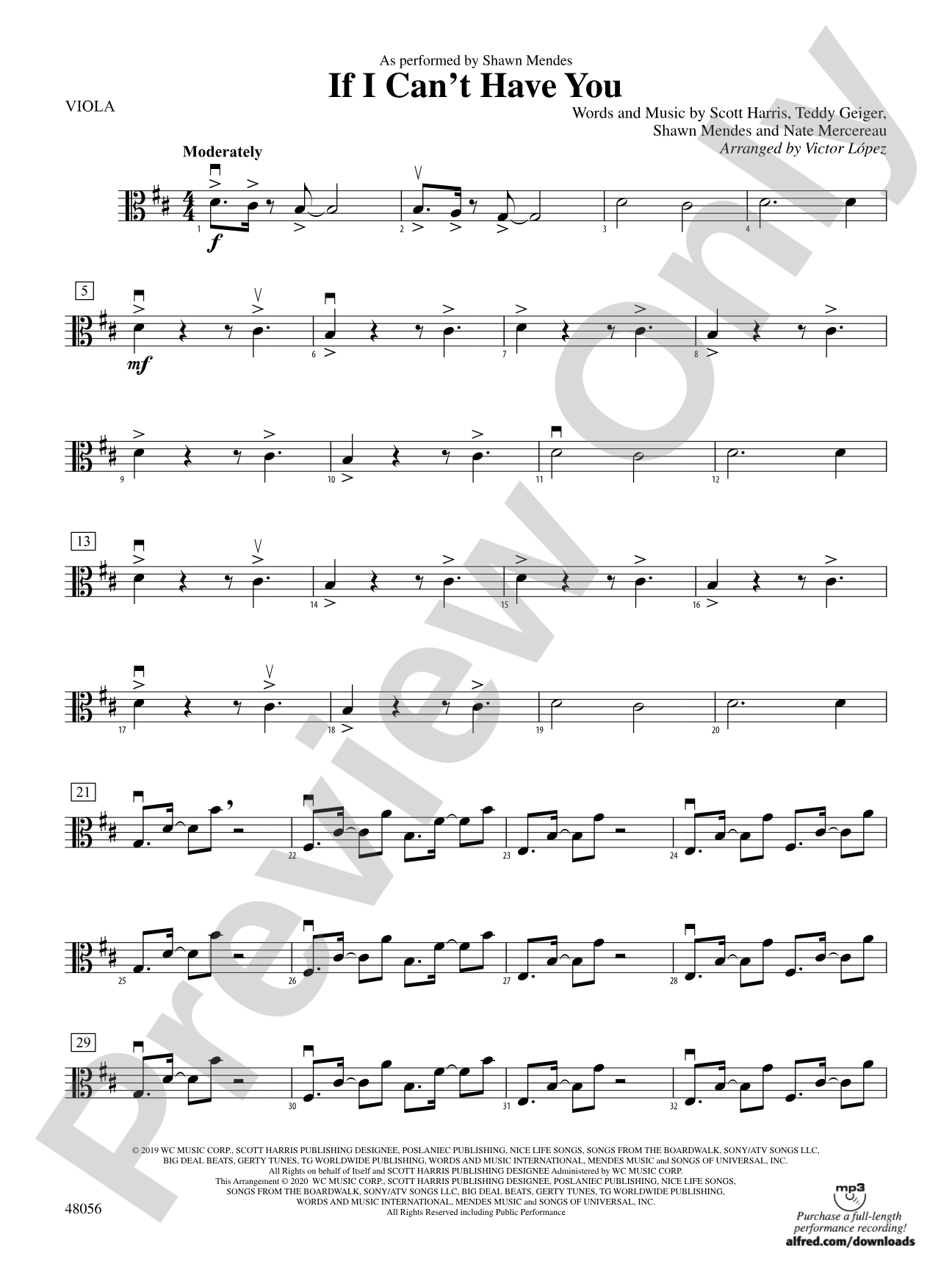 If I Can't Have You: Viola