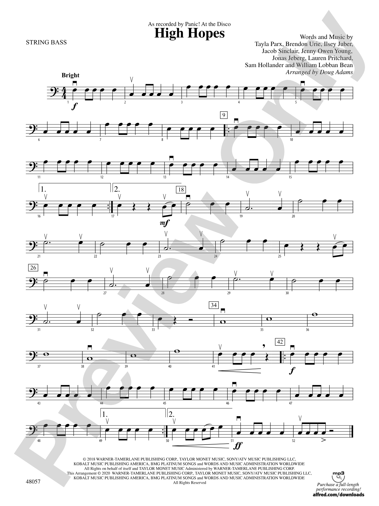High Hopes: String Bass