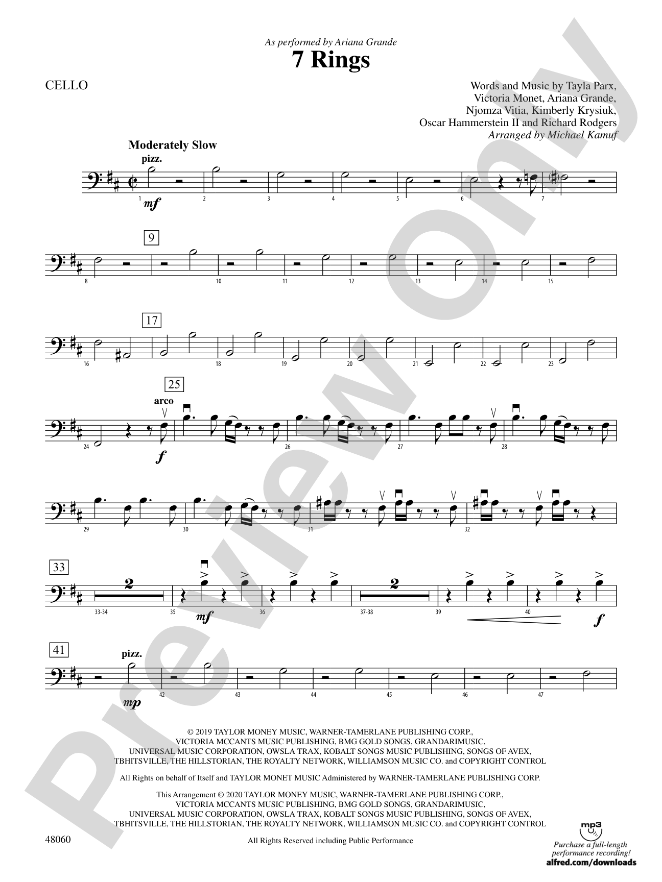 7 Rings: Cello