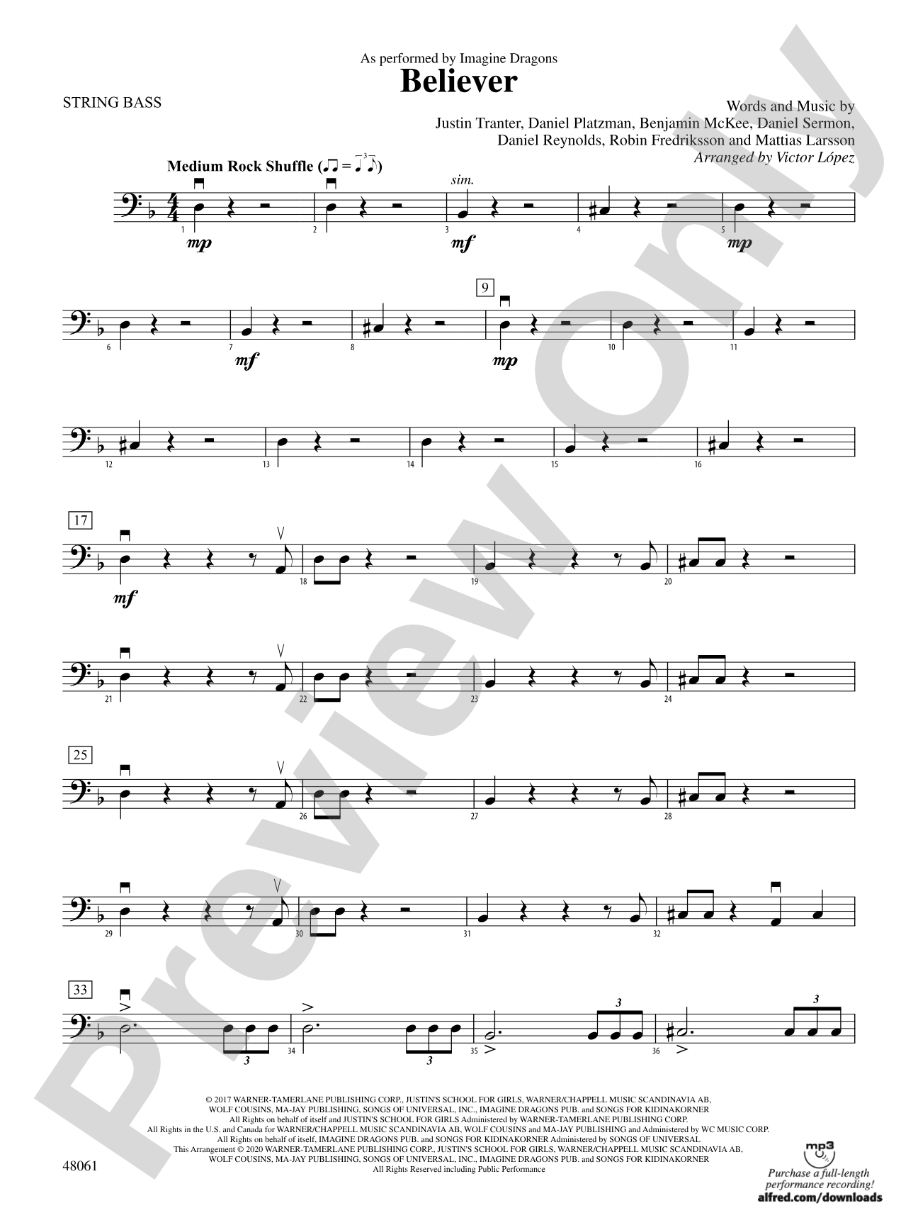 Believer: String Bass