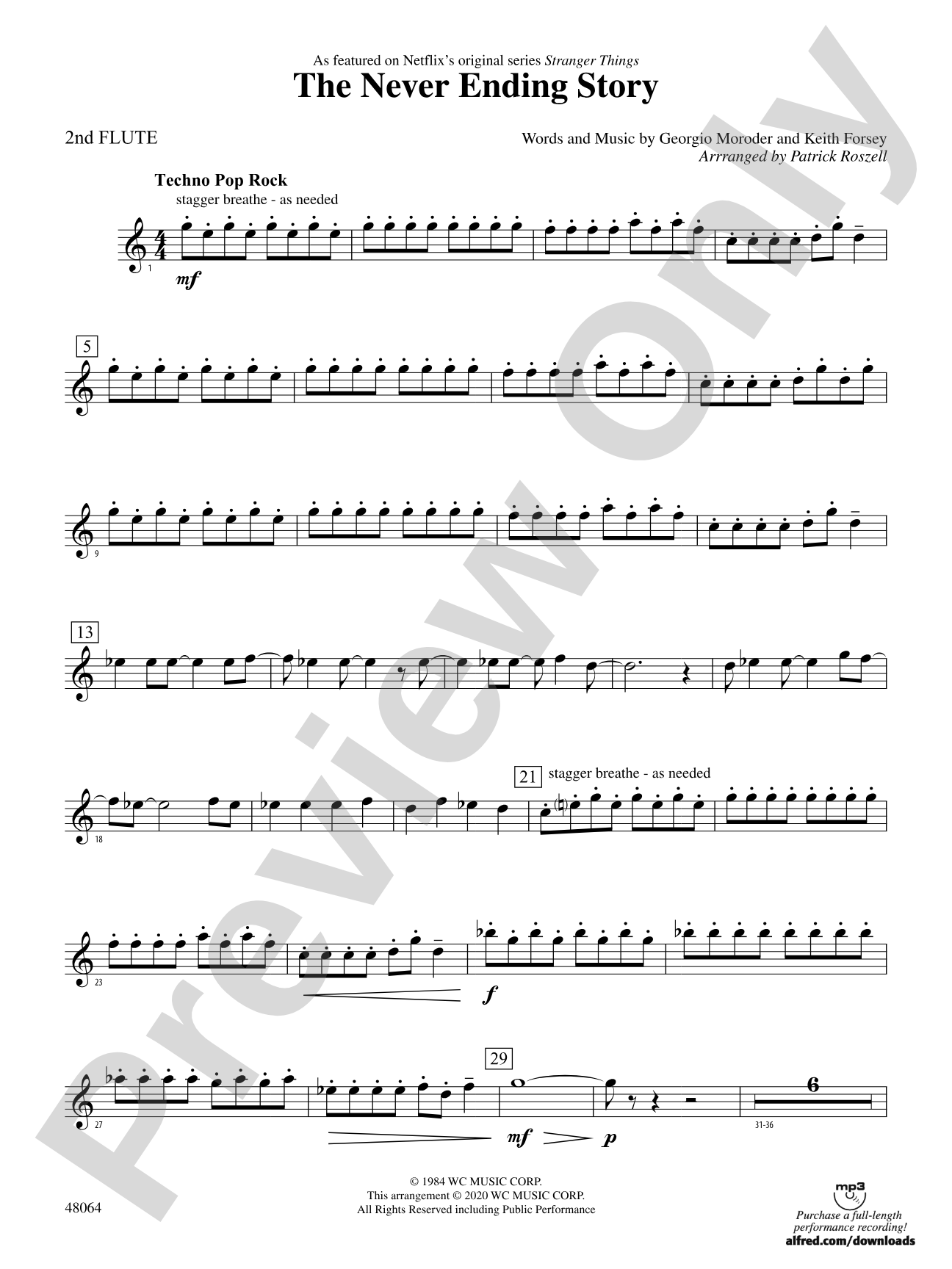 The Never Ending Story: 2nd Flute