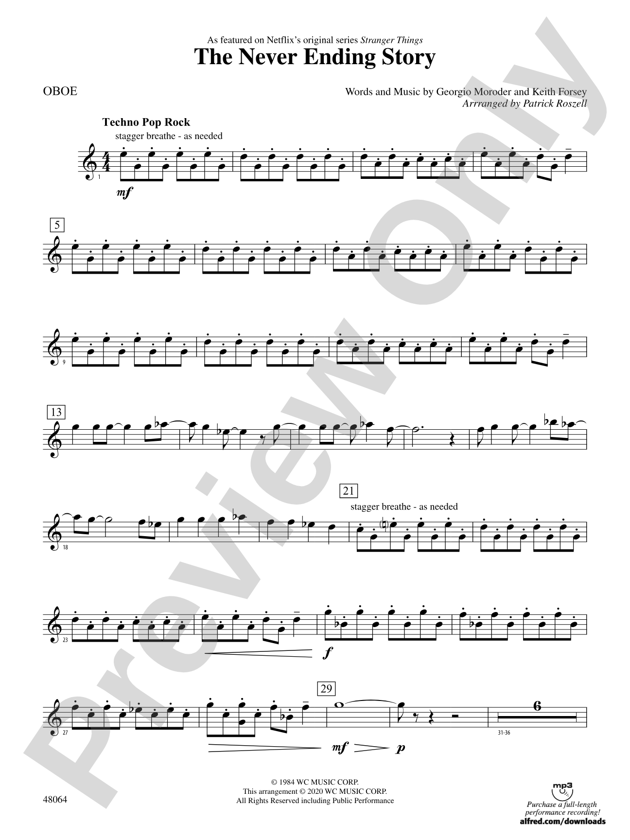 The Never Ending Story: Oboe
