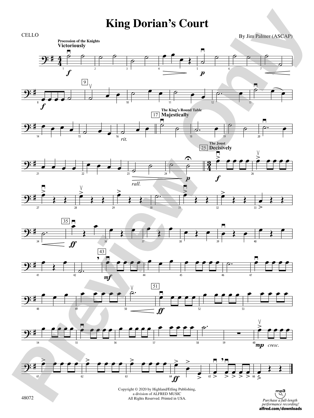 King Dorian's Court: Cello