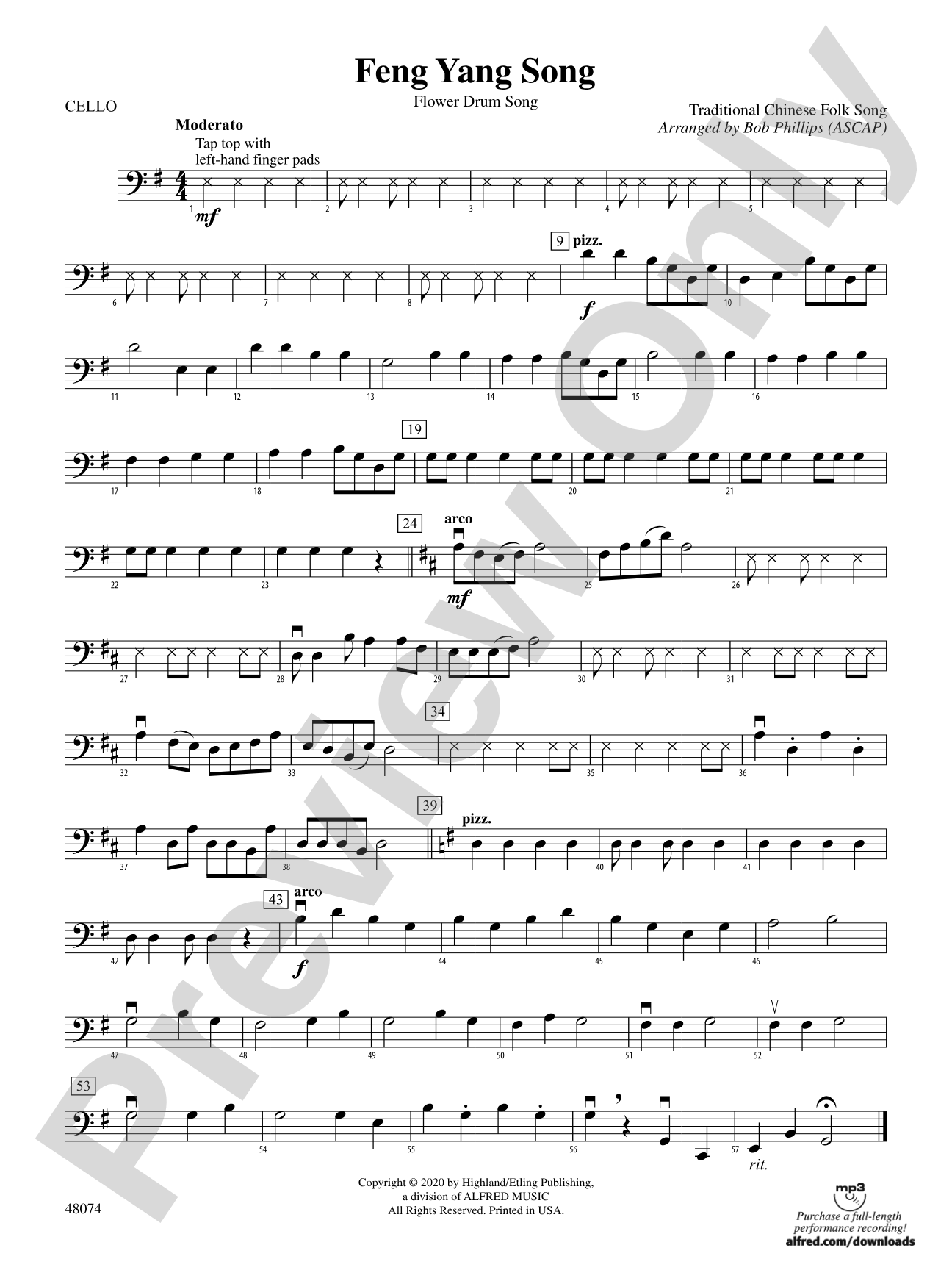 Feng Yang Song: Cello