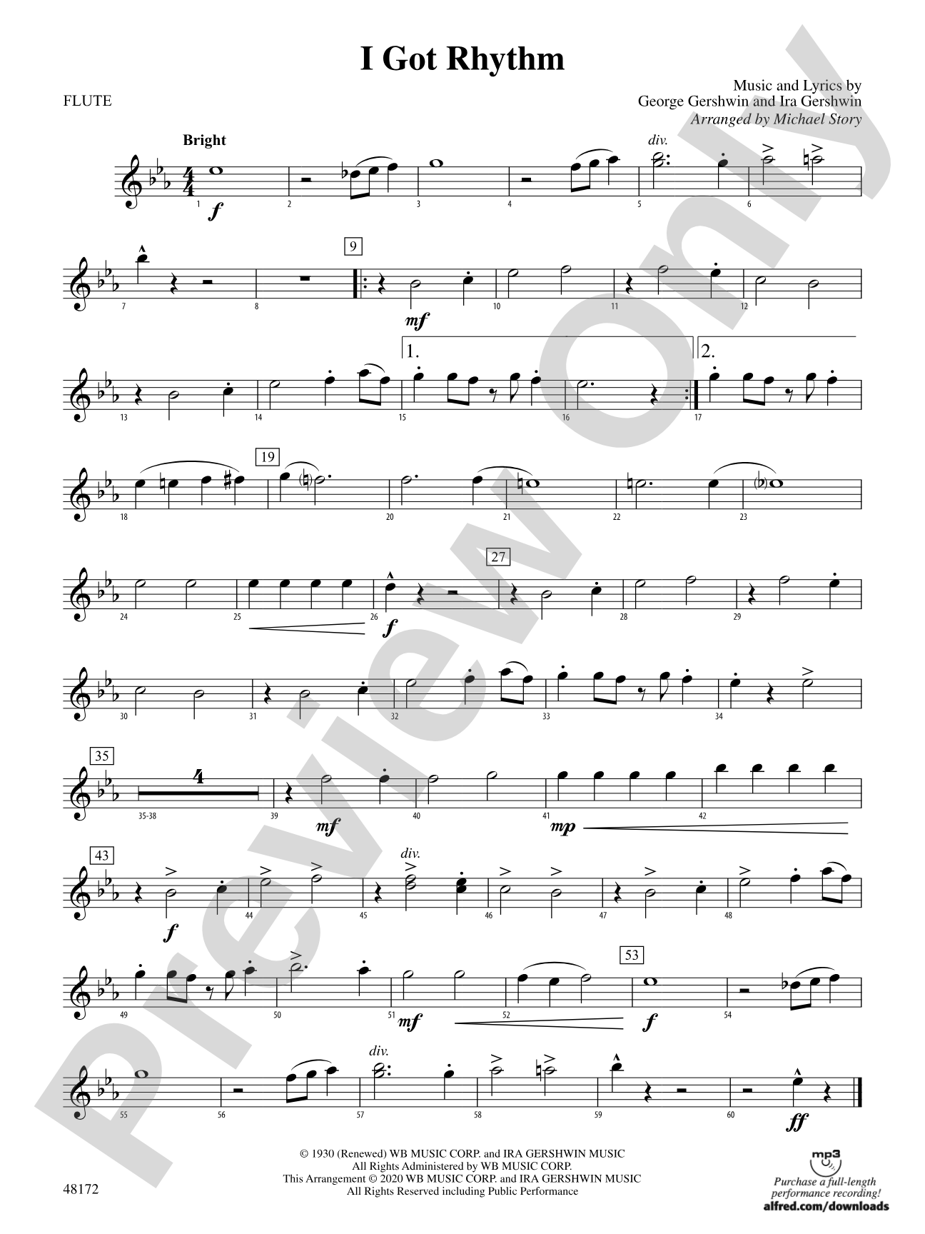 I Got Rhythm: Flute