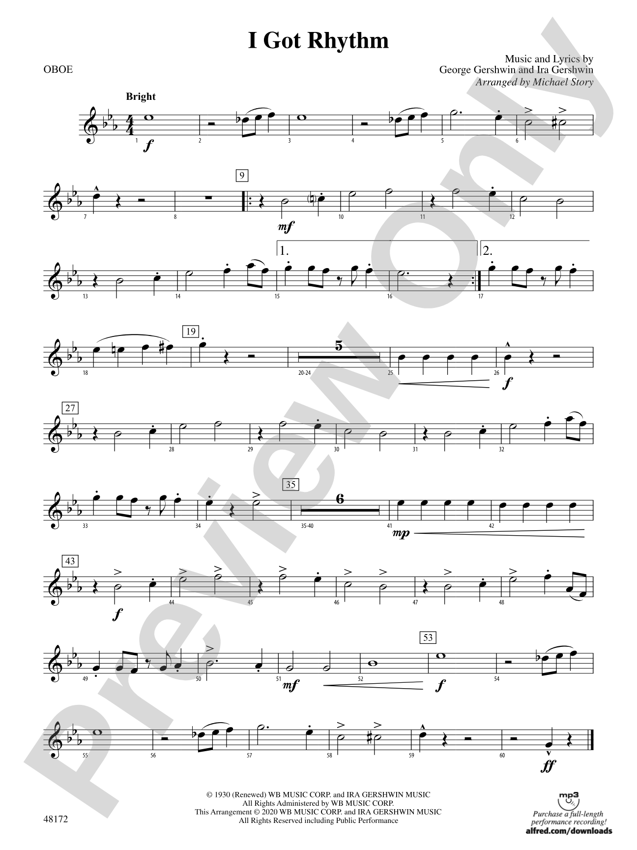 I Got Rhythm: Oboe