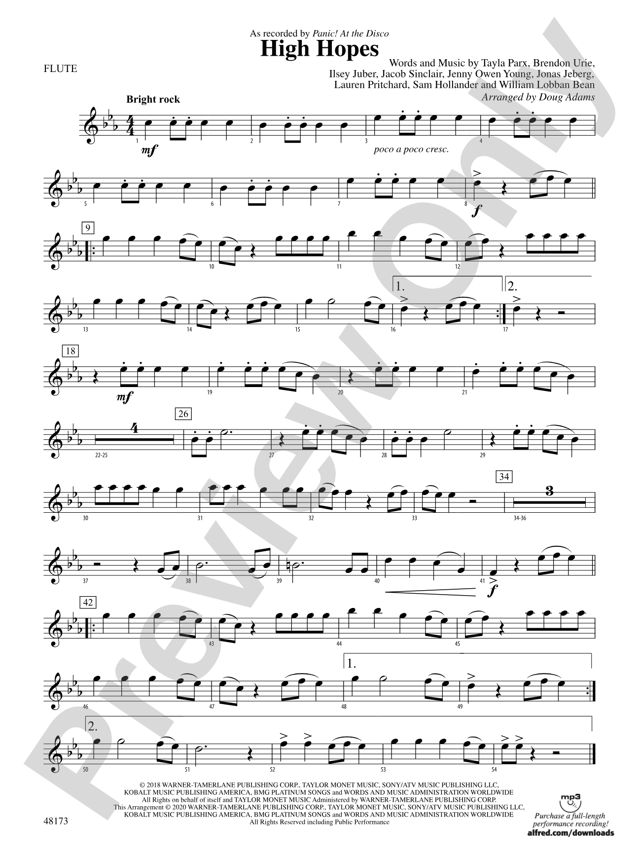 High Hopes: Flute