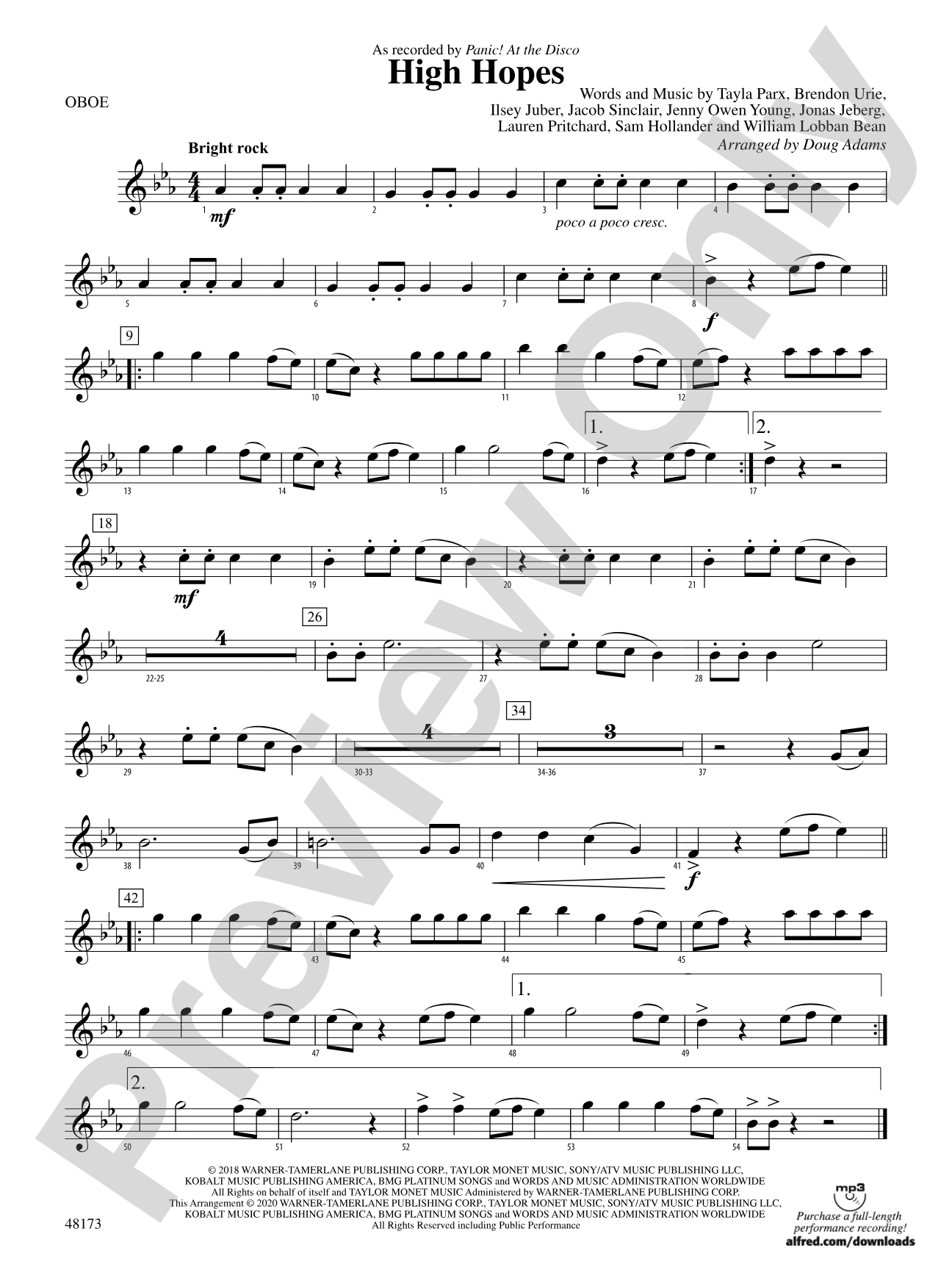 High Hopes: Oboe