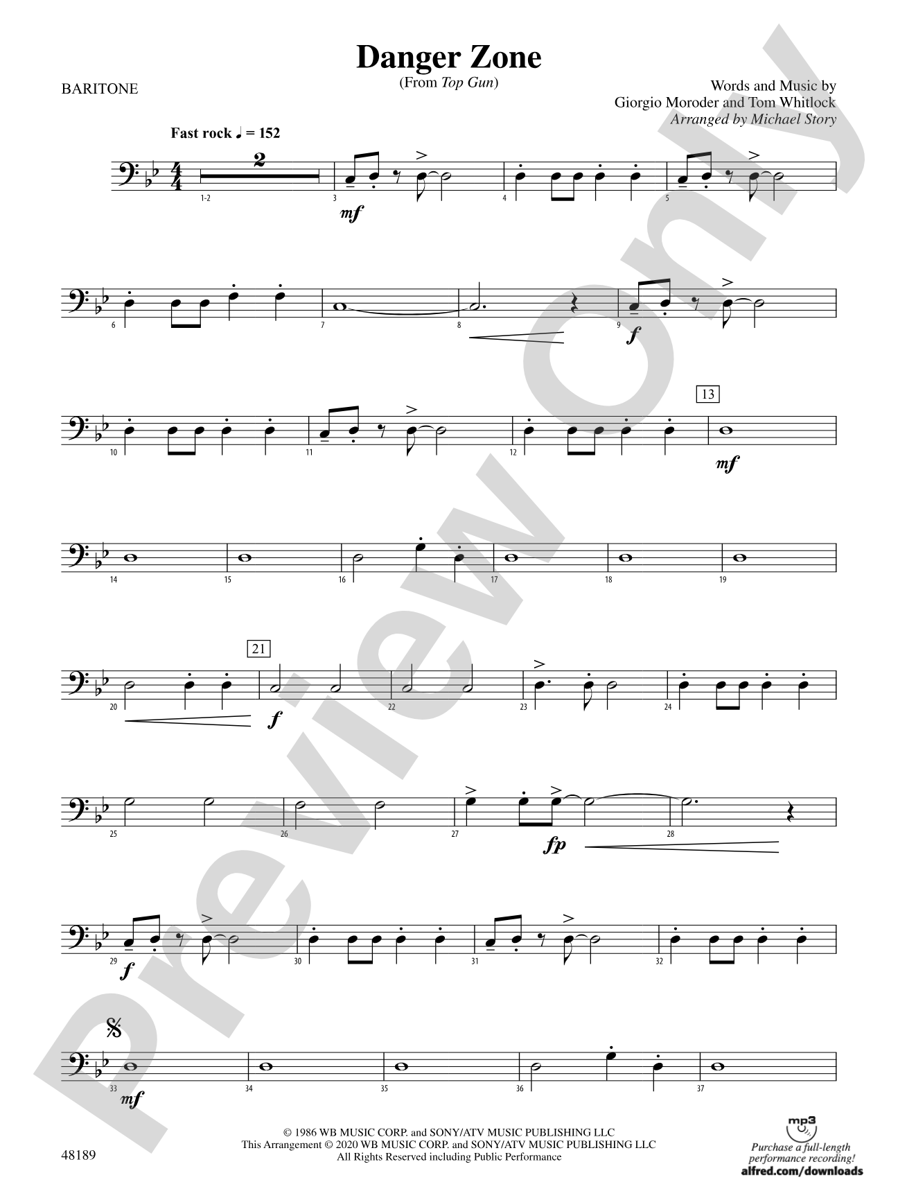 Danger Zone: Baritone B.C.