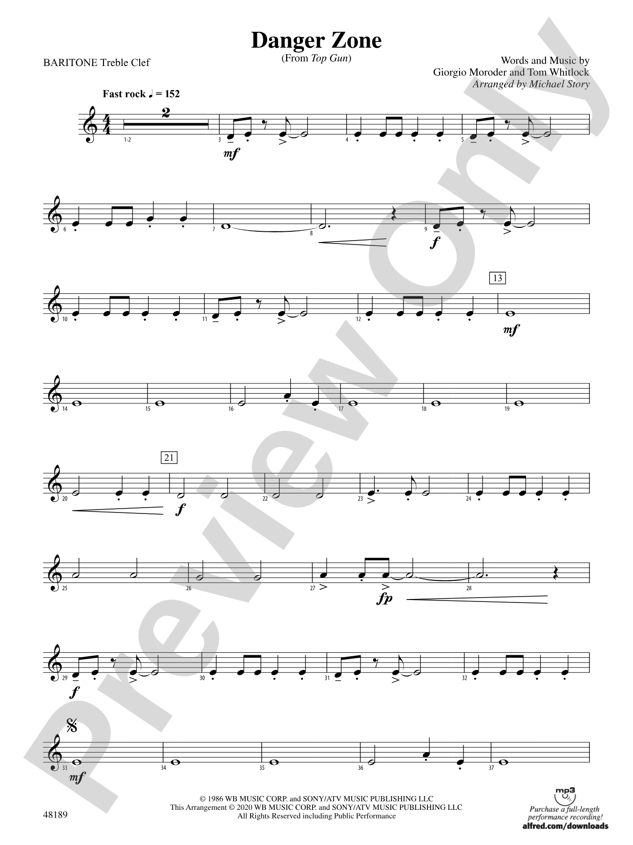 Danger Zone: Baritone T.C.