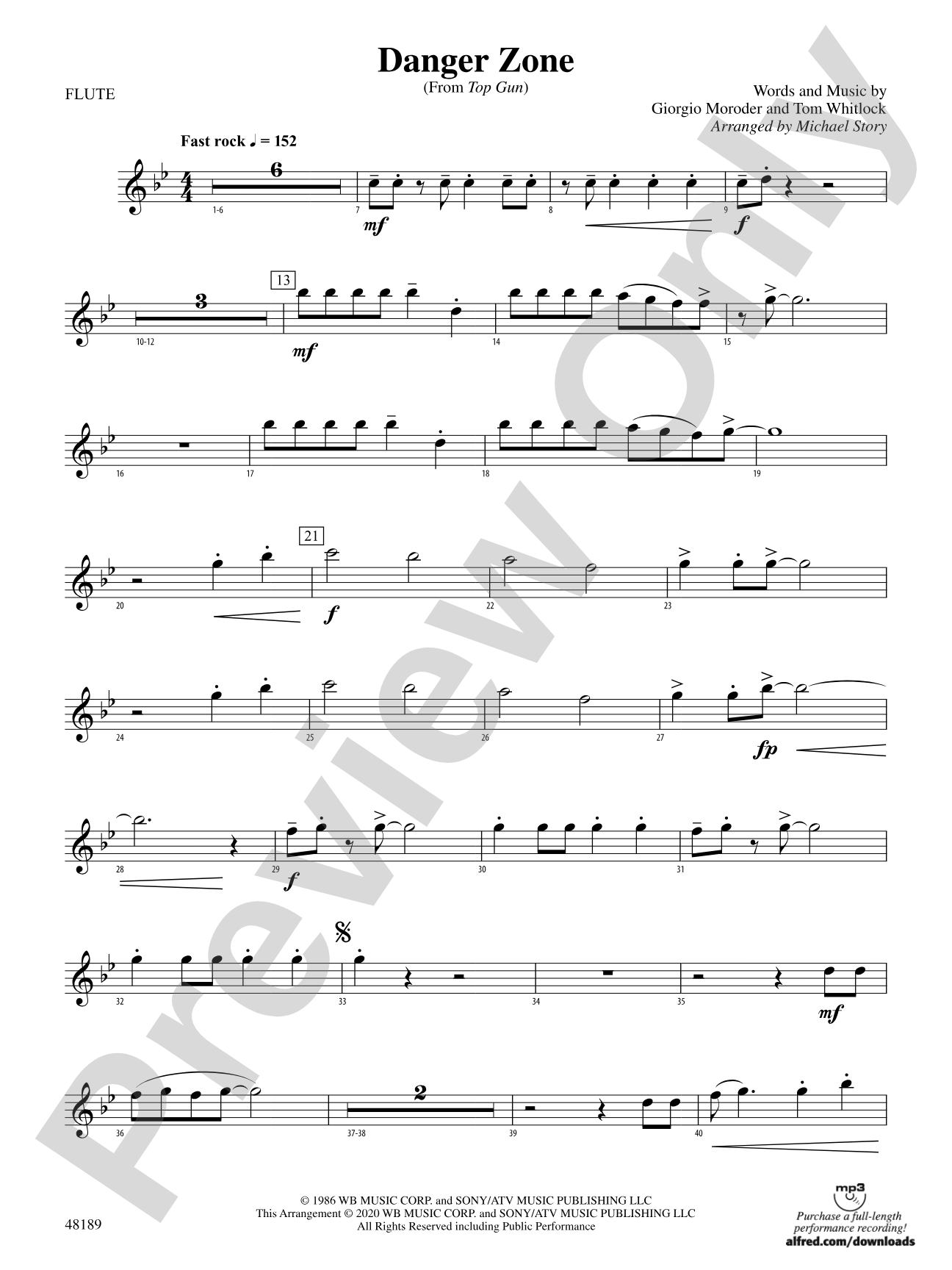 Danger Zone: Flute
