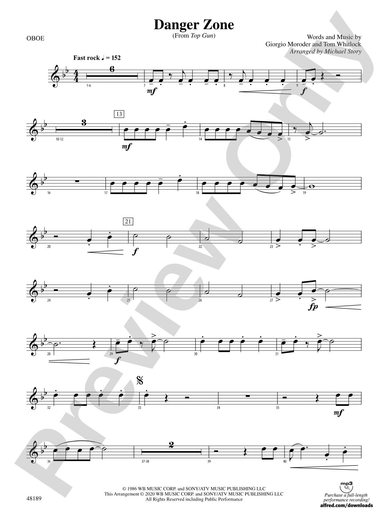 Danger Zone: Oboe