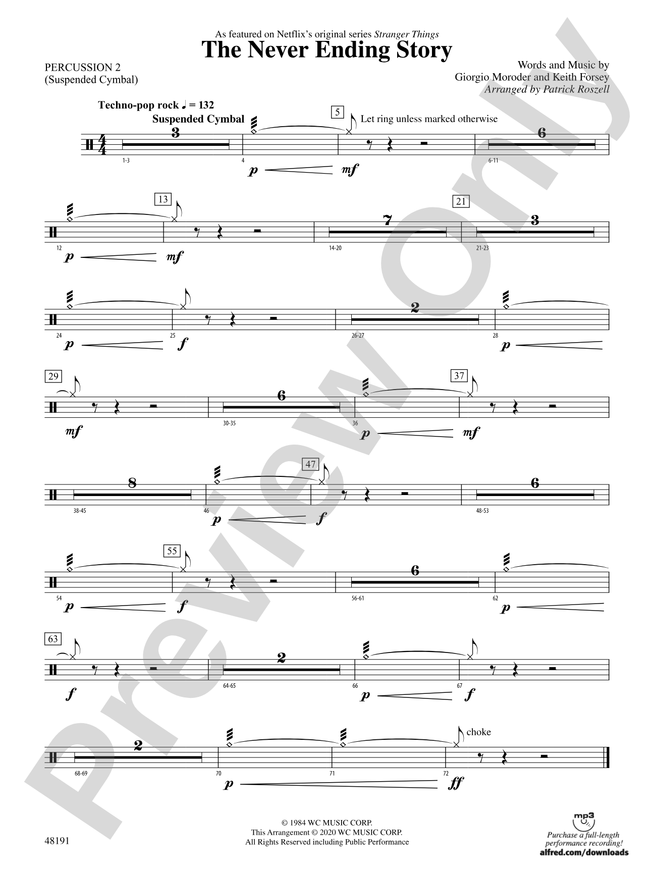 The Never Ending Story: 2nd Percussion