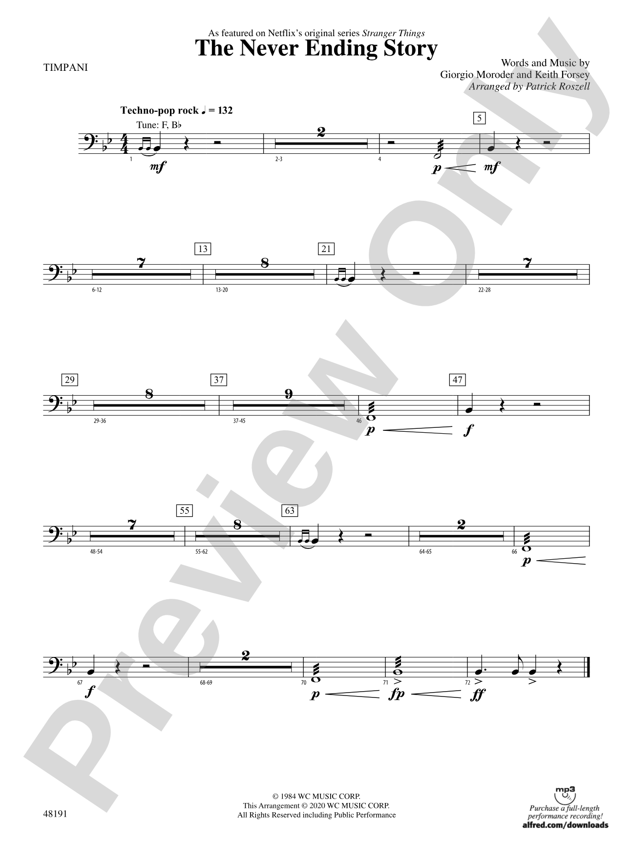 The Never Ending Story: Timpani