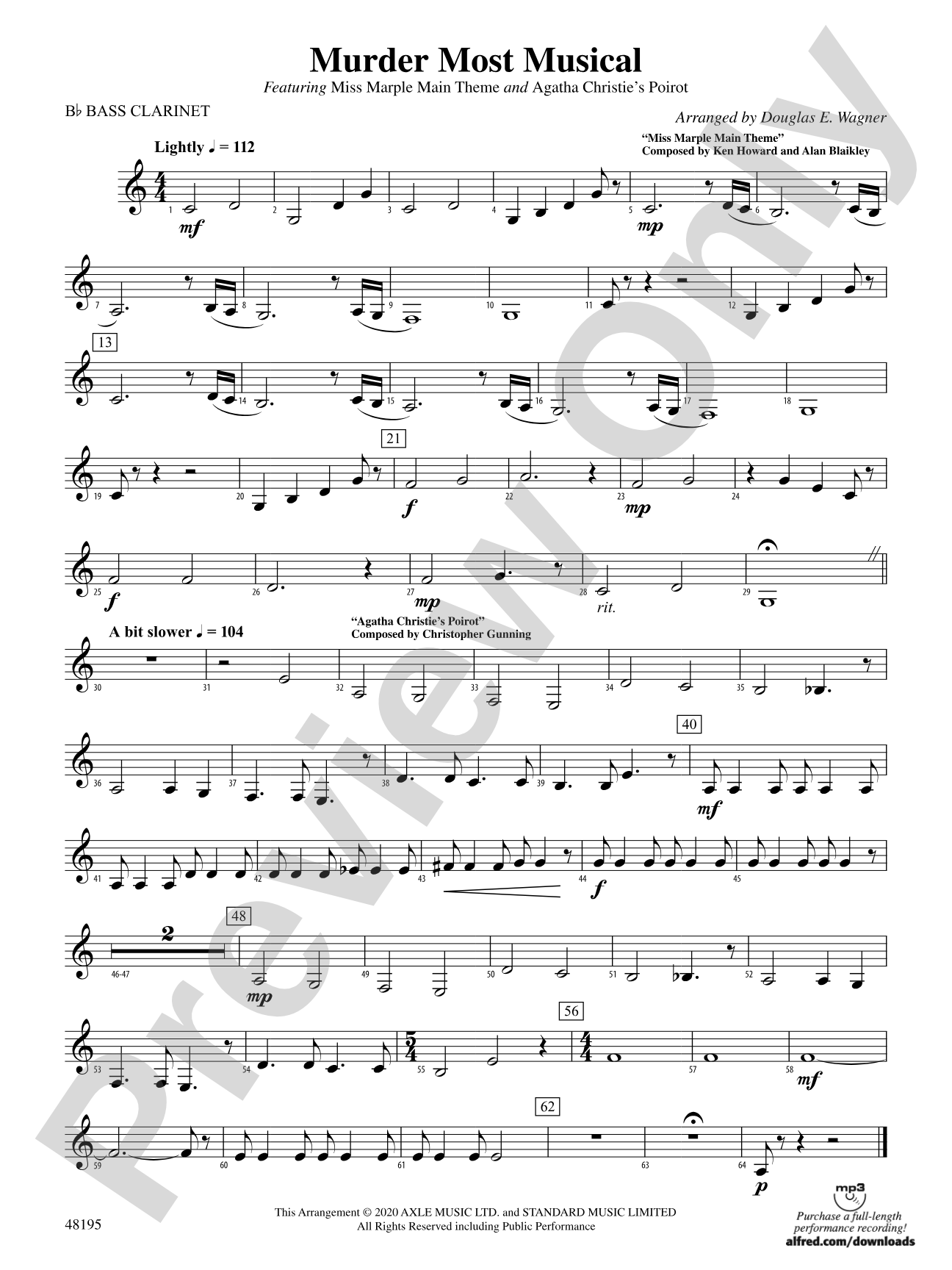 Murder Most Musical: B-flat Bass Clarinet