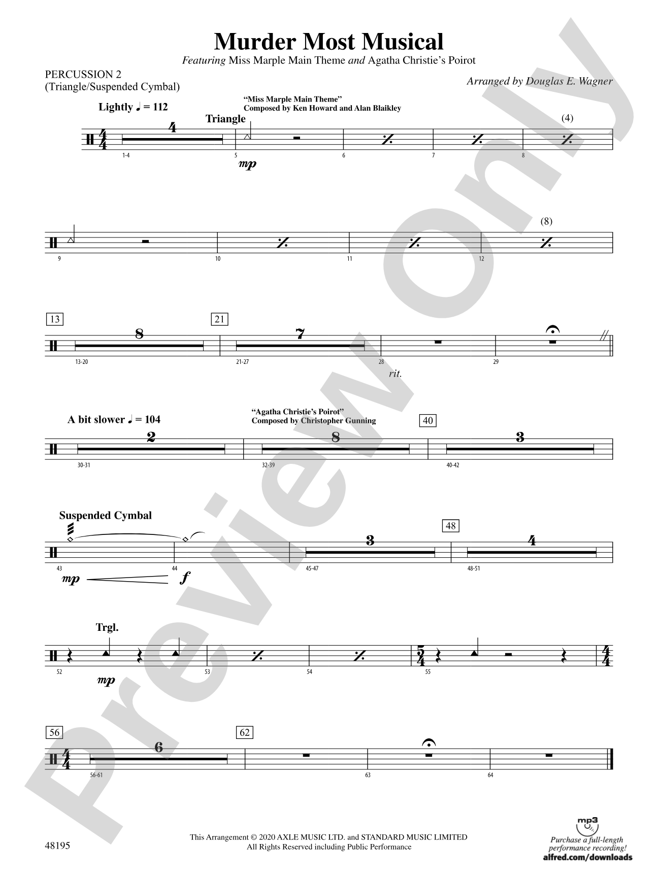 Murder Most Musical: 2nd Percussion