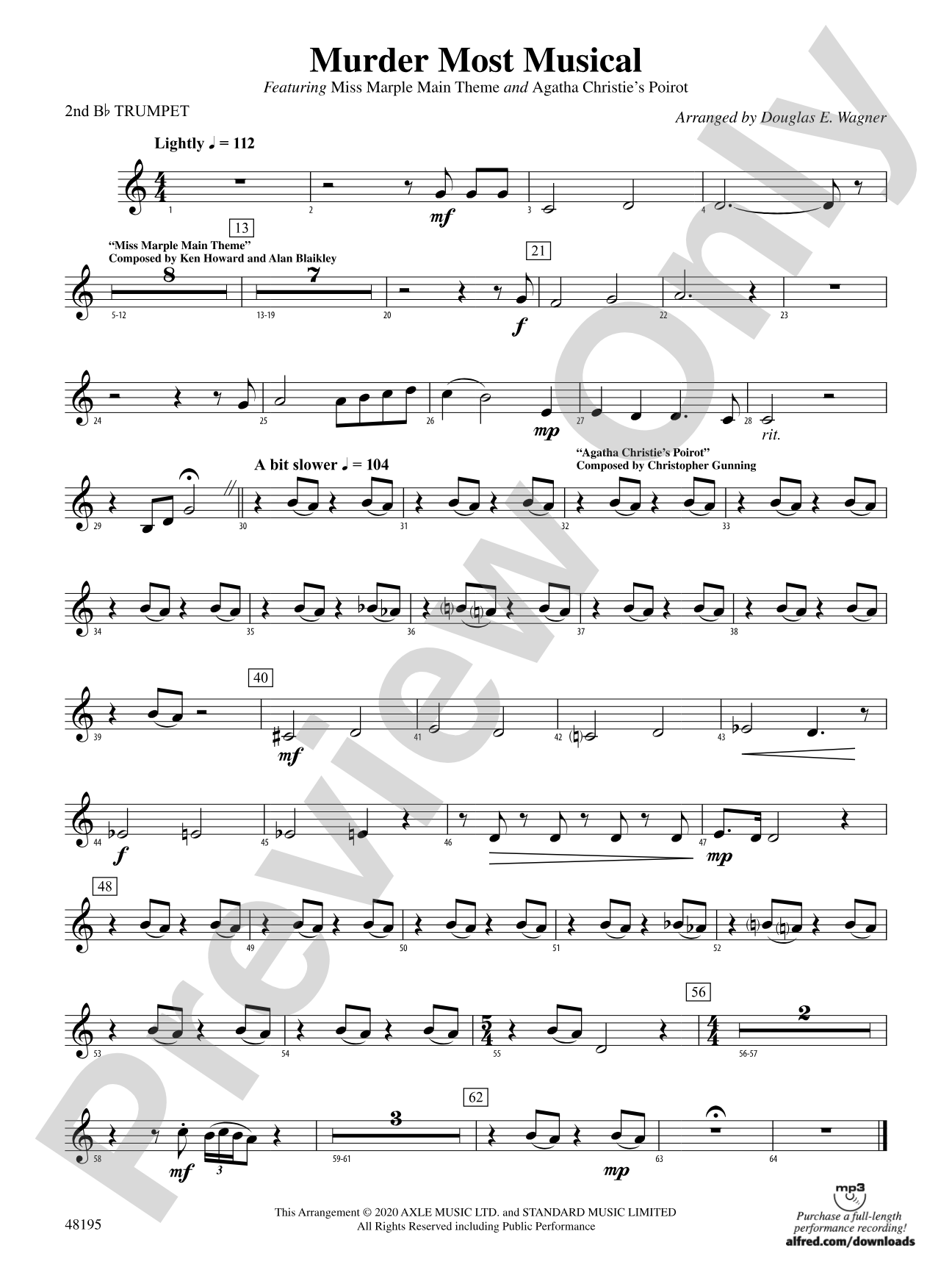 Murder Most Musical: 2nd B-flat Trumpet