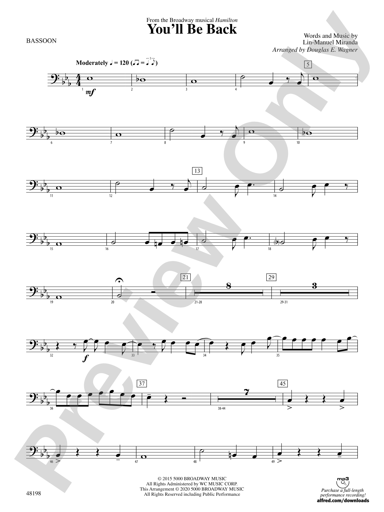 You'll Be Back: Bassoon