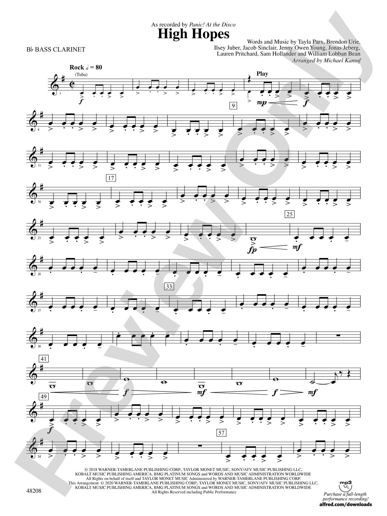 High Hopes: B-flat Bass Clarinet