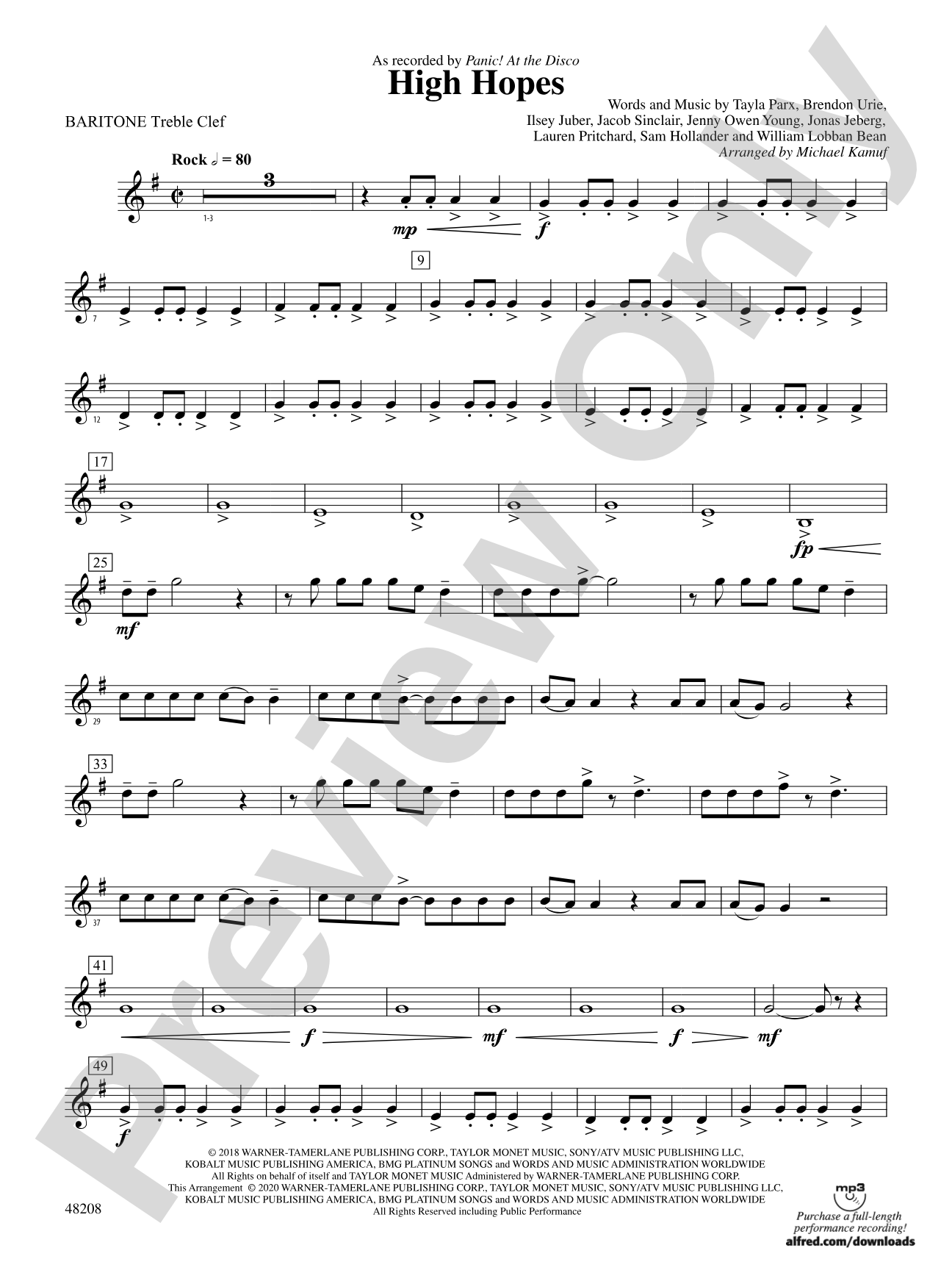 High Hopes: Baritone T.C.