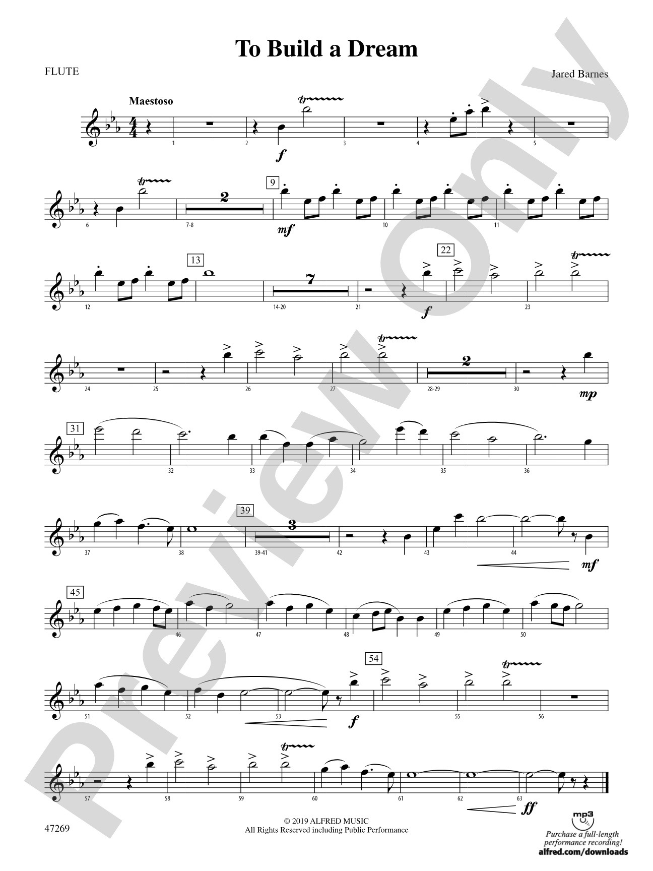 To Build a Dream: Flute