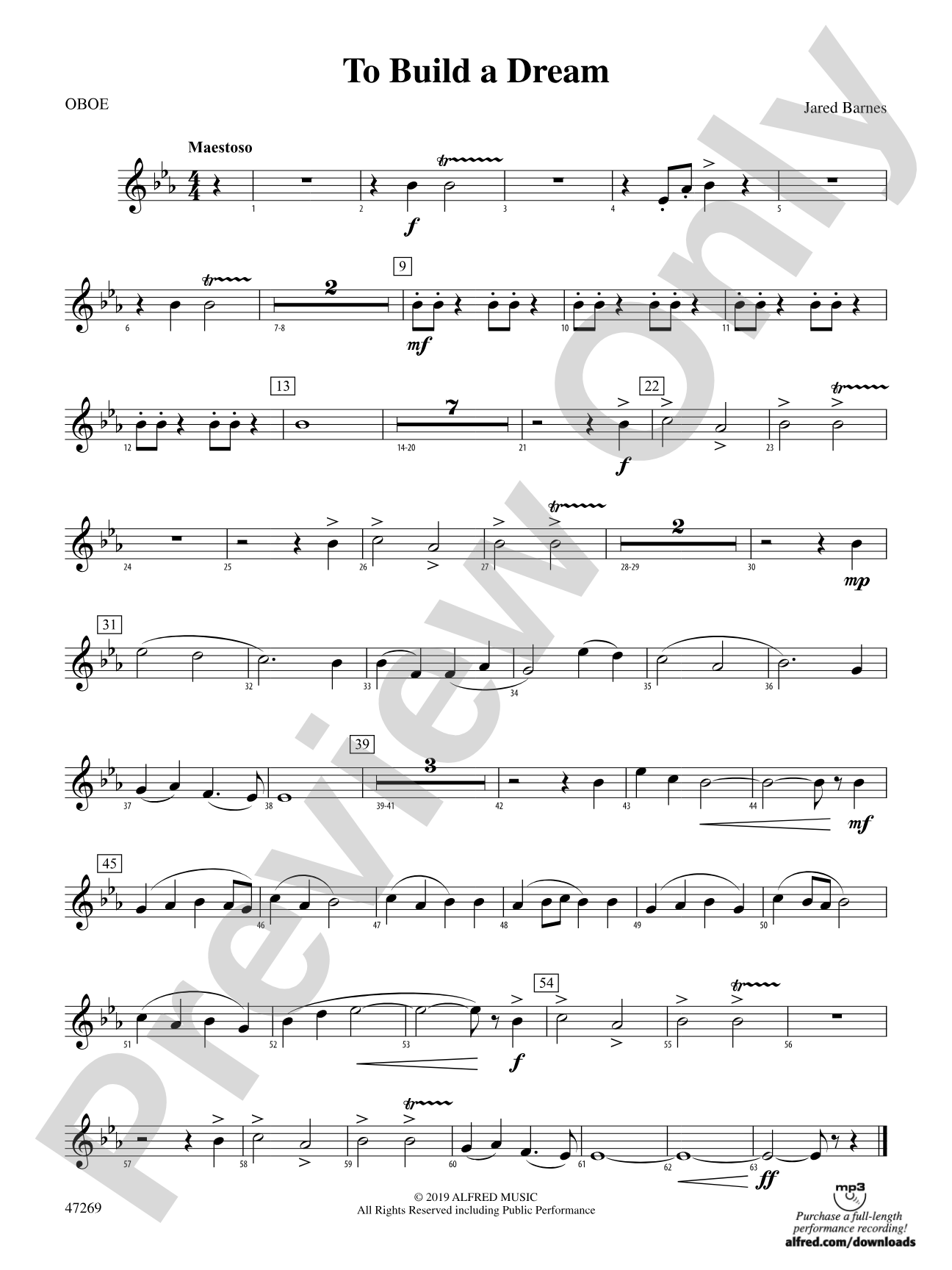 To Build a Dream: Oboe