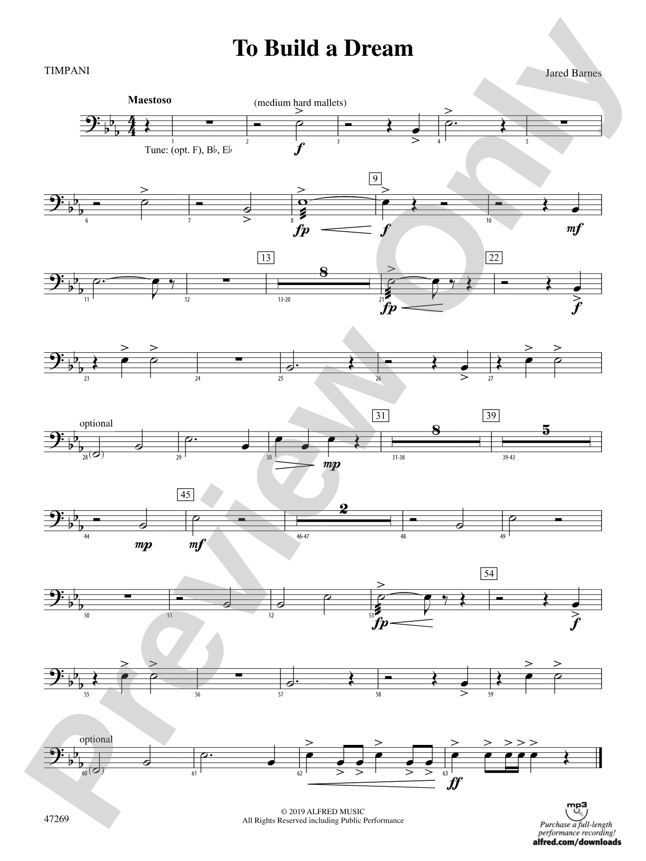 To Build a Dream: Timpani
