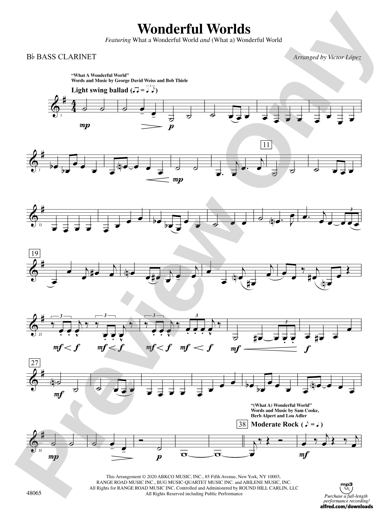 Wonderful Worlds: B-flat Bass Clarinet