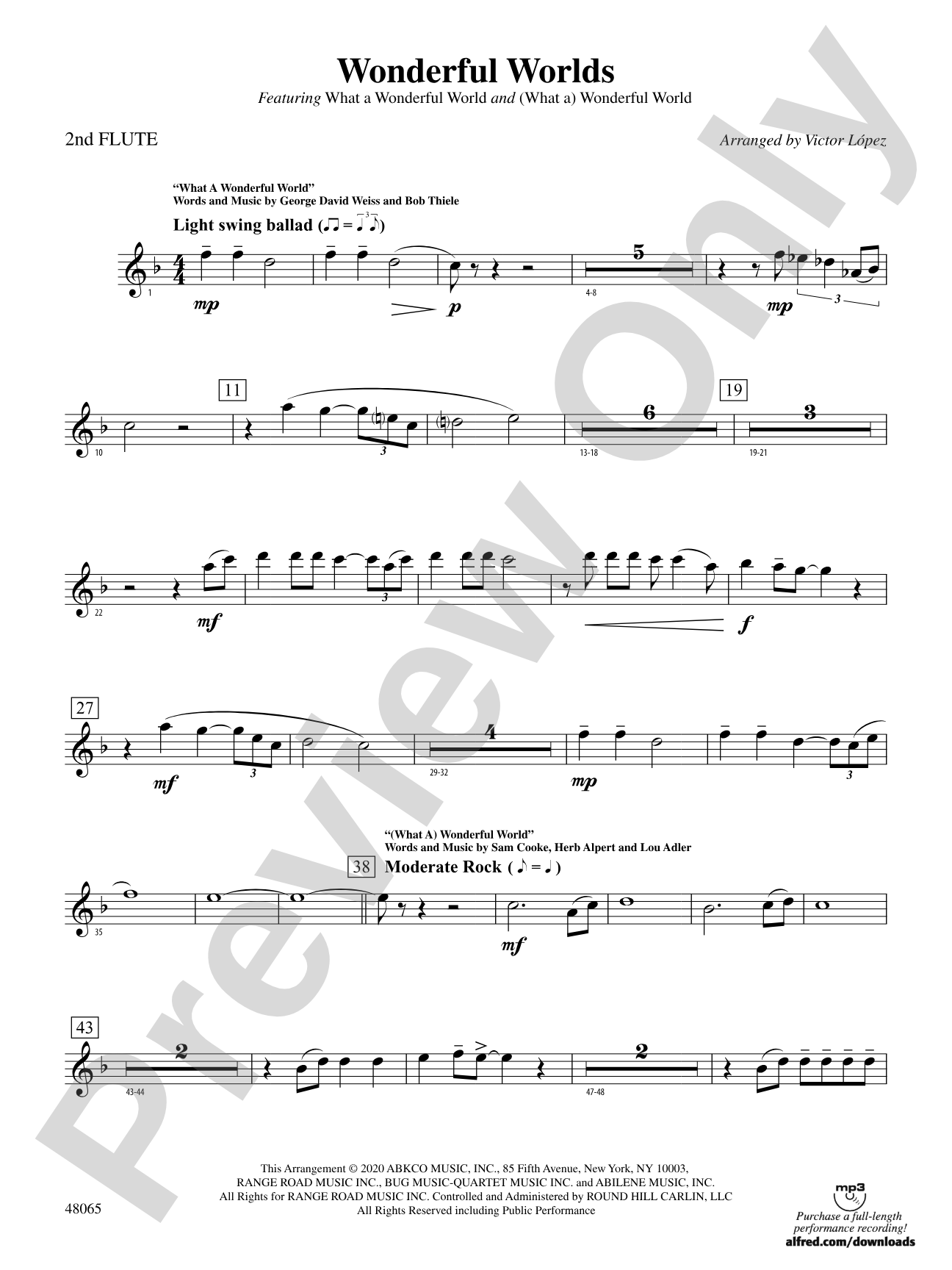 Wonderful Worlds: 2nd Flute