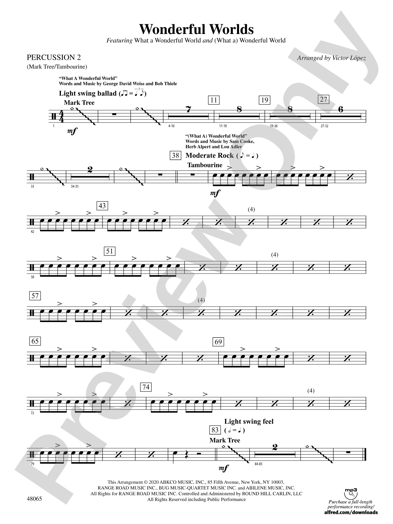 Wonderful Worlds: 2nd Percussion