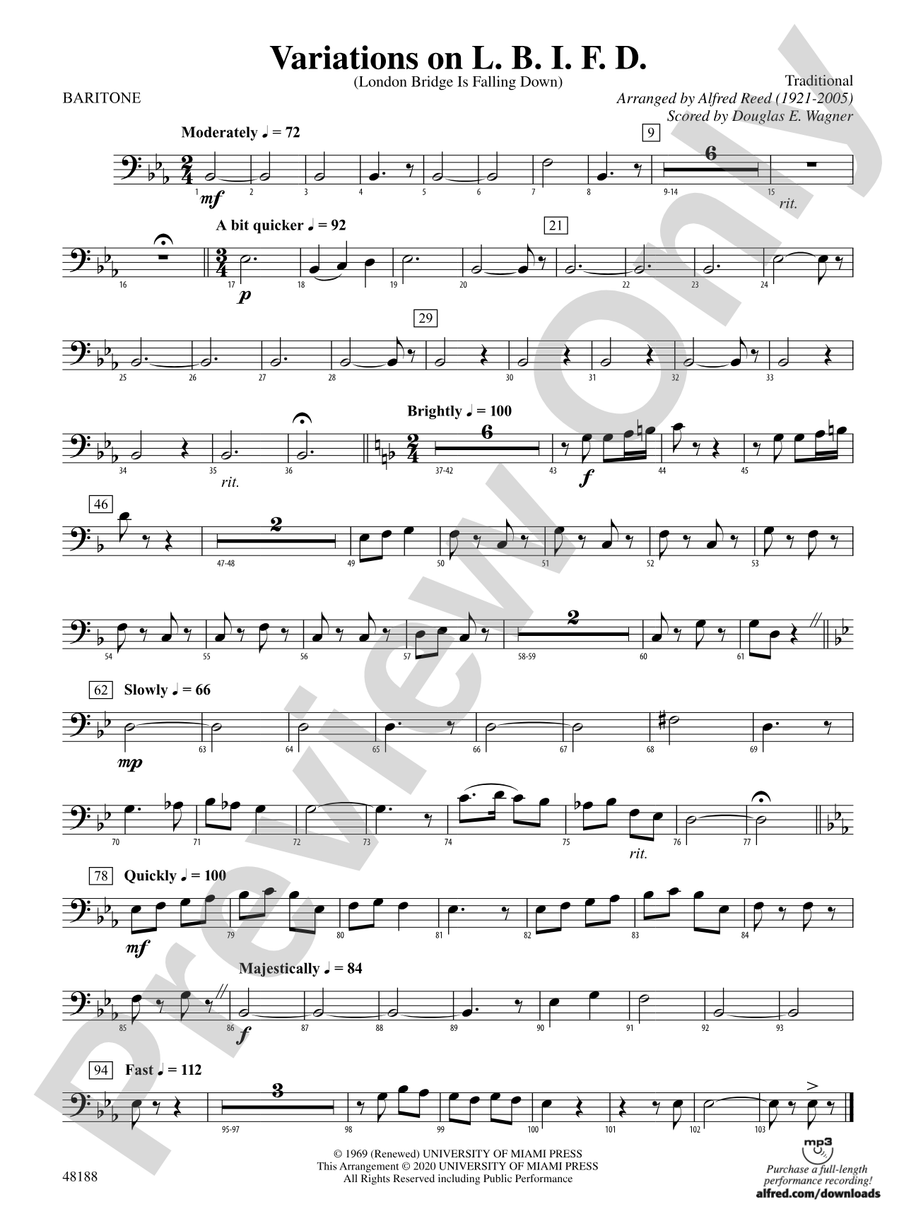 Variations on L. B. I. F. D.: Baritone B.C.