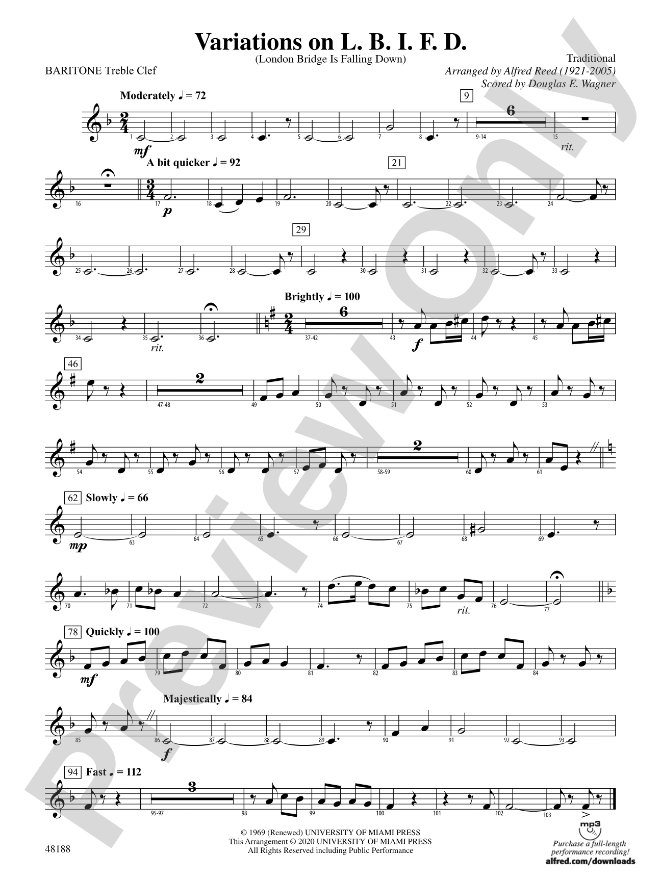 Variations on L. B. I. F. D.: Baritone T.C.