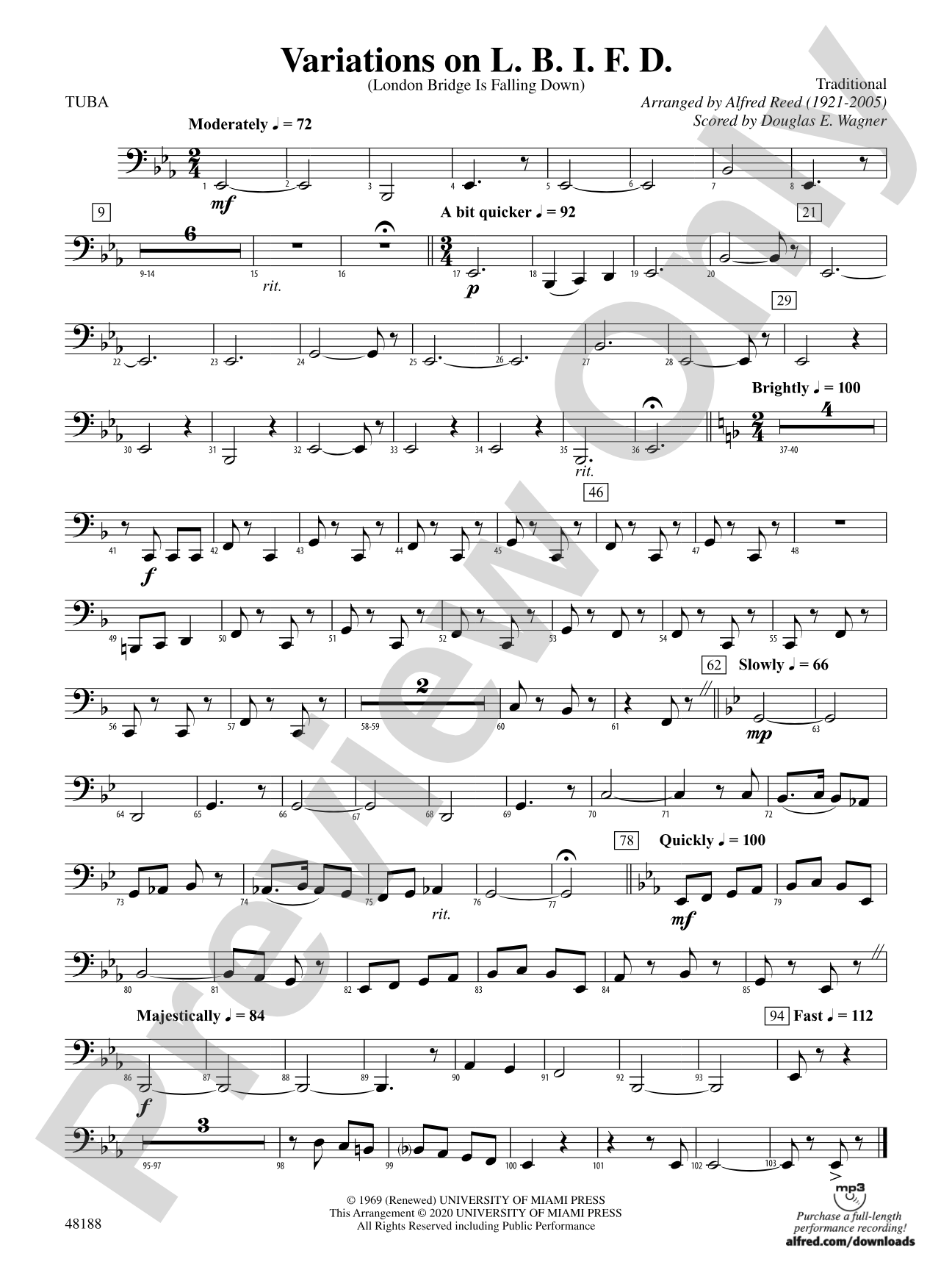 Variations on L. B. I. F. D.: Tuba