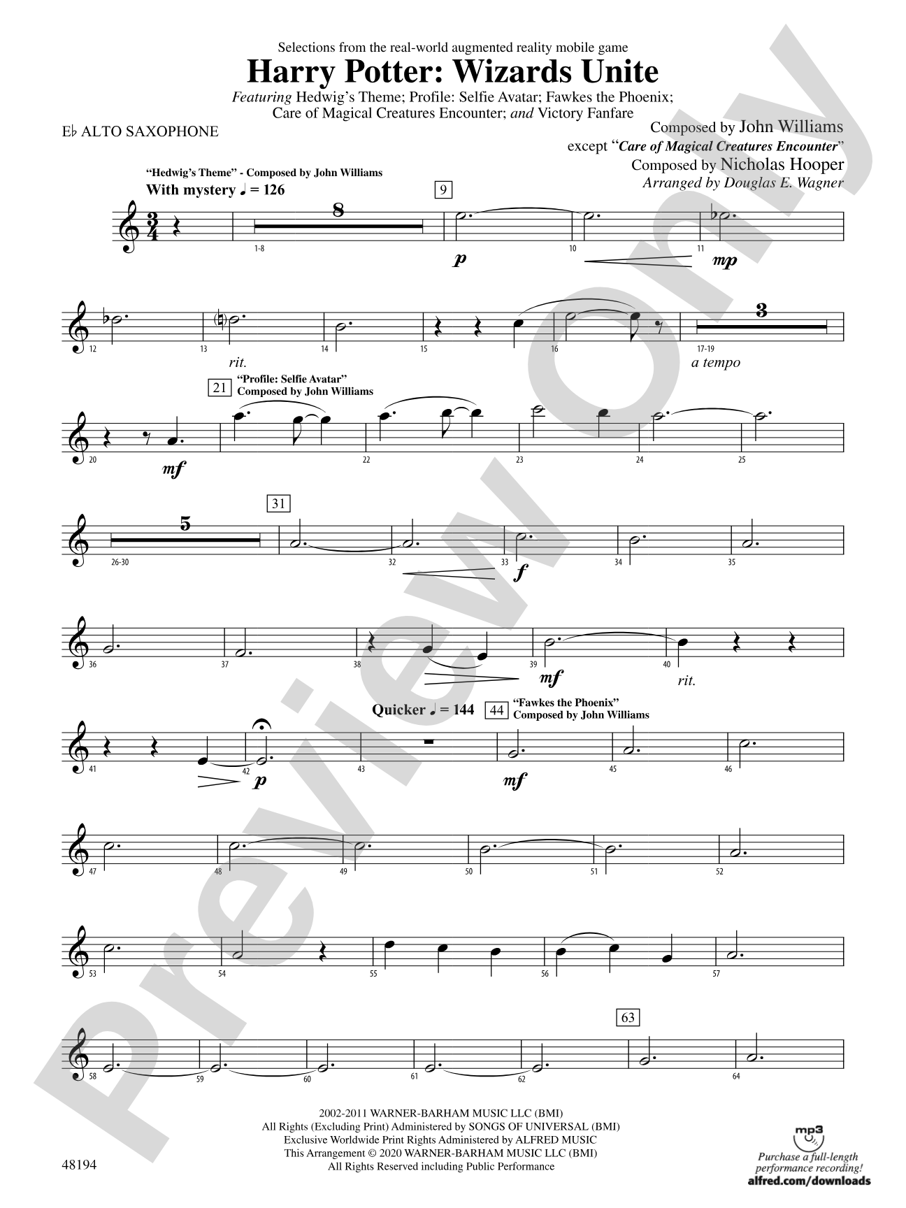 Harry Potter: Wizards Unite: E-flat Alto Saxophone