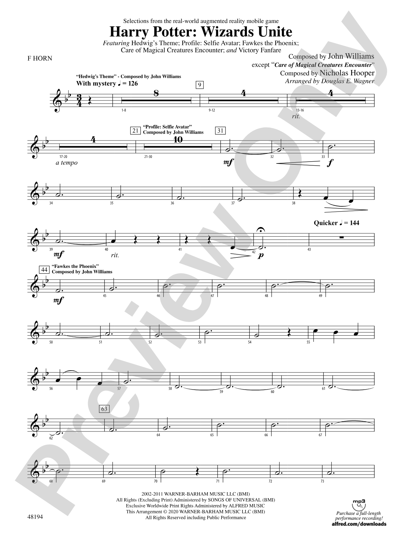 Harry Potter: Wizards Unite: 1st F Horn
