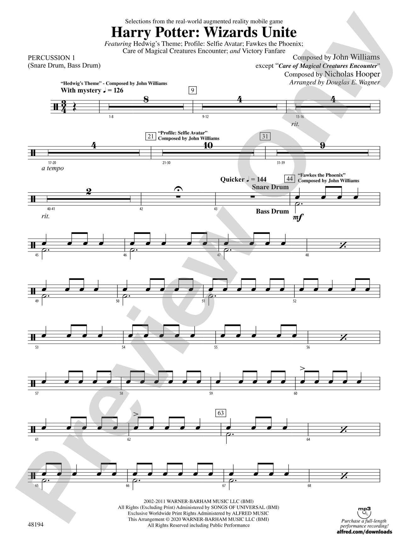 Harry Potter: Wizards Unite: 1st Percussion