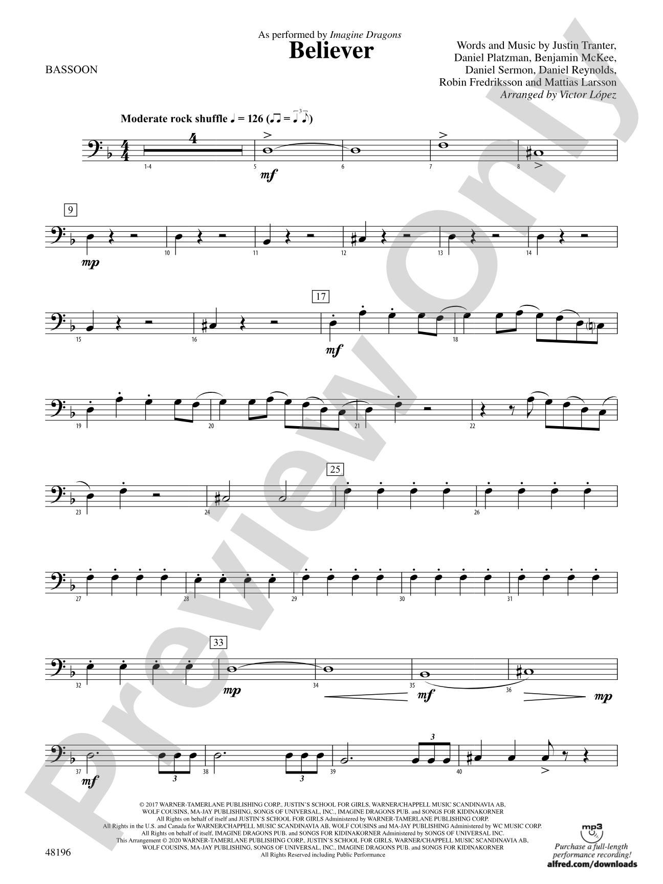 Believer: Bassoon