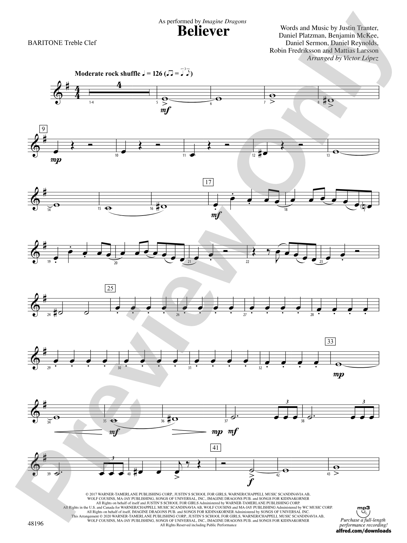 Believer: Baritone T.C.