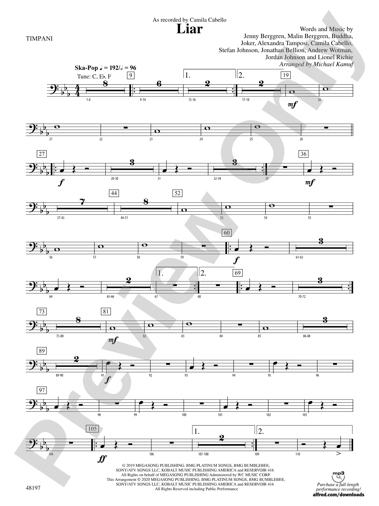 Liar: Timpani