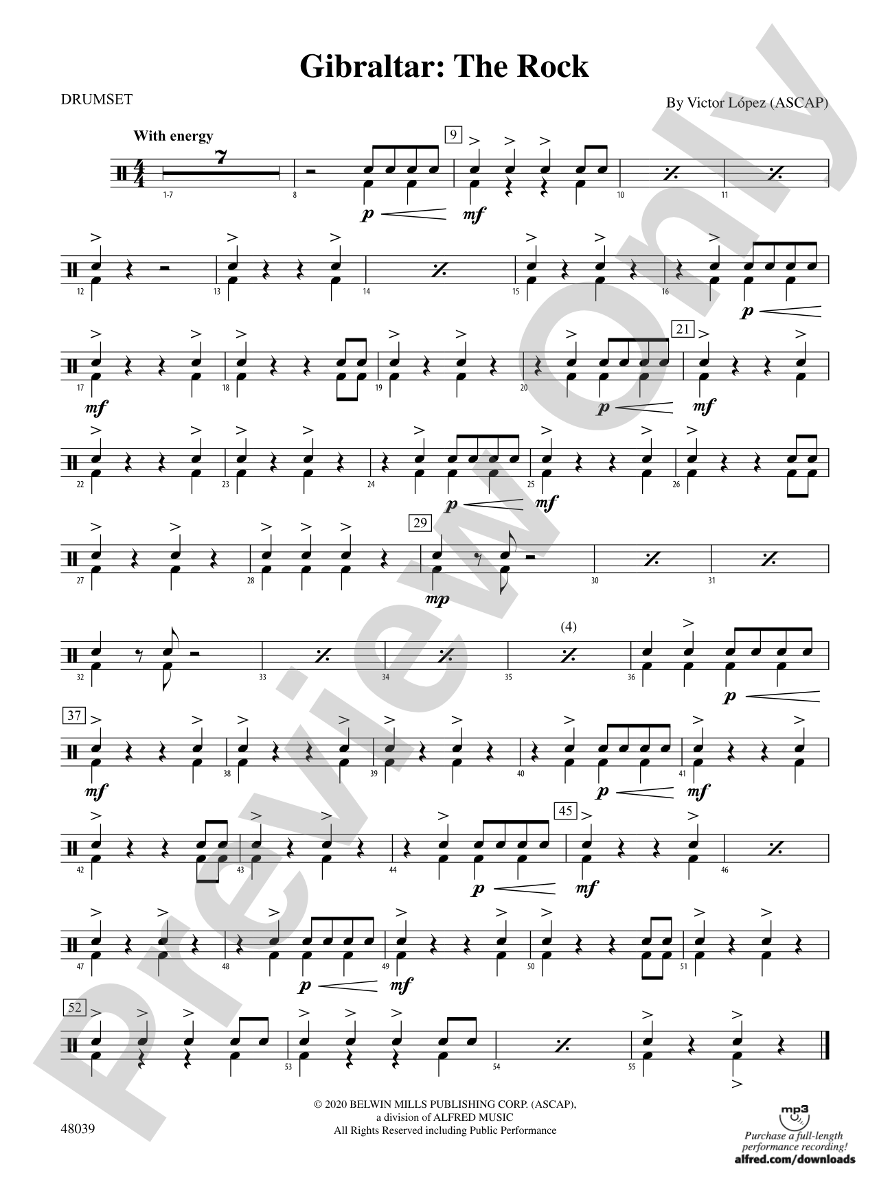 Gibralter: The Rock: Drums