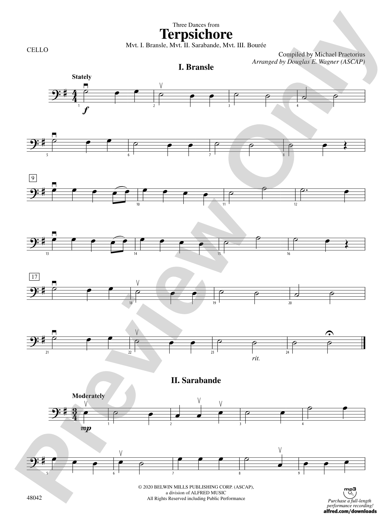Terpsichore: Cello