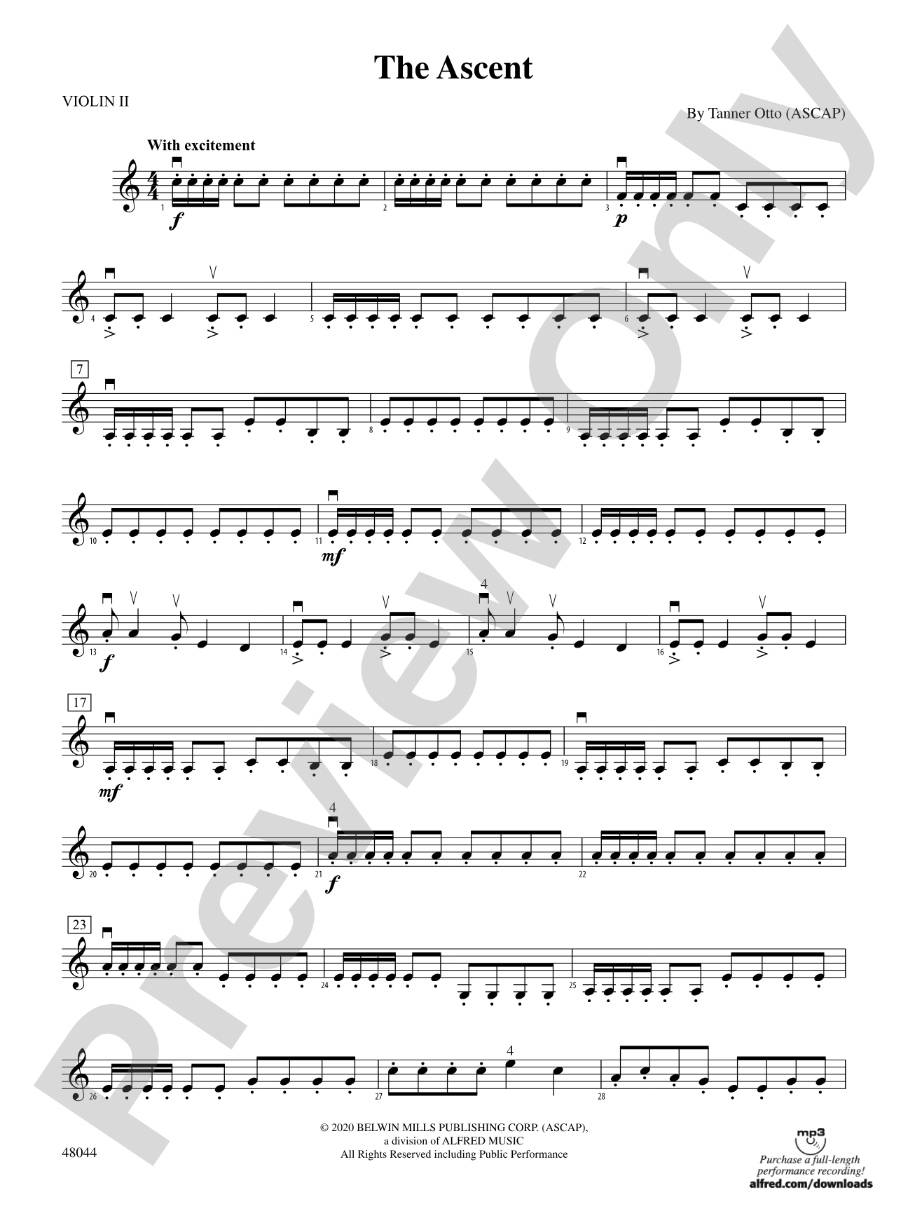 The Ascent: 2nd Violin