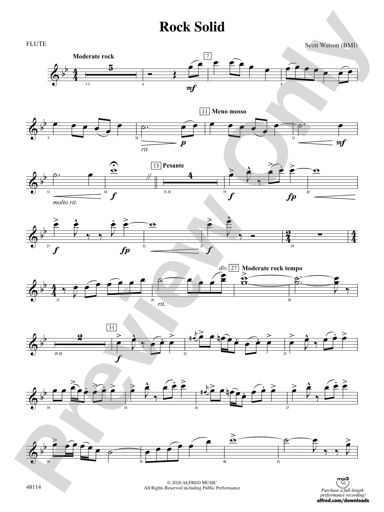 Rock Solid: Flute