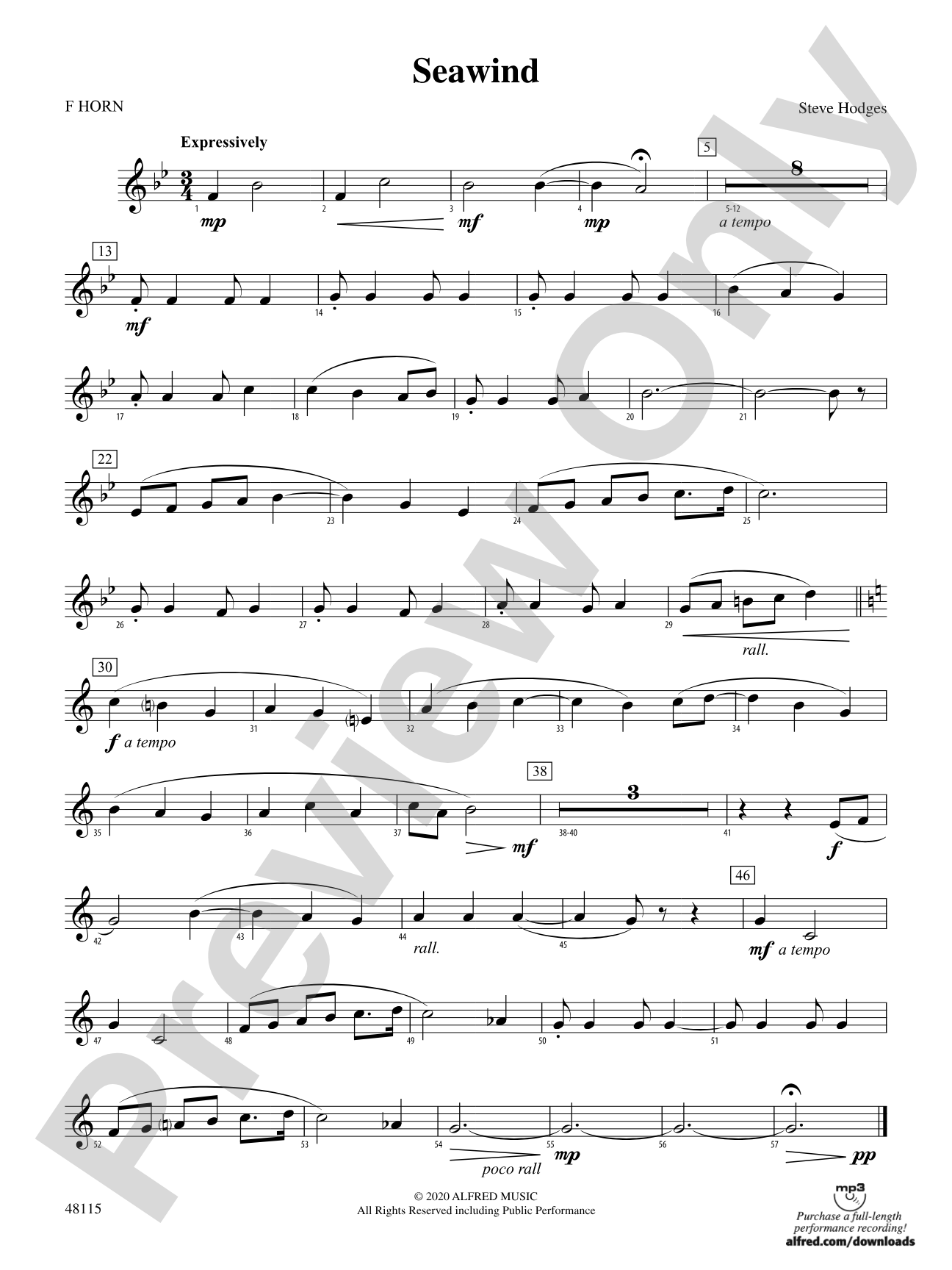 Seawind: 1st F Horn