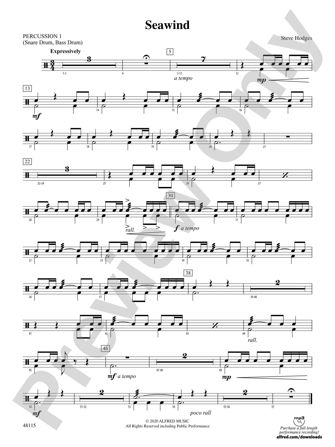 Seawind: 1st Percussion
