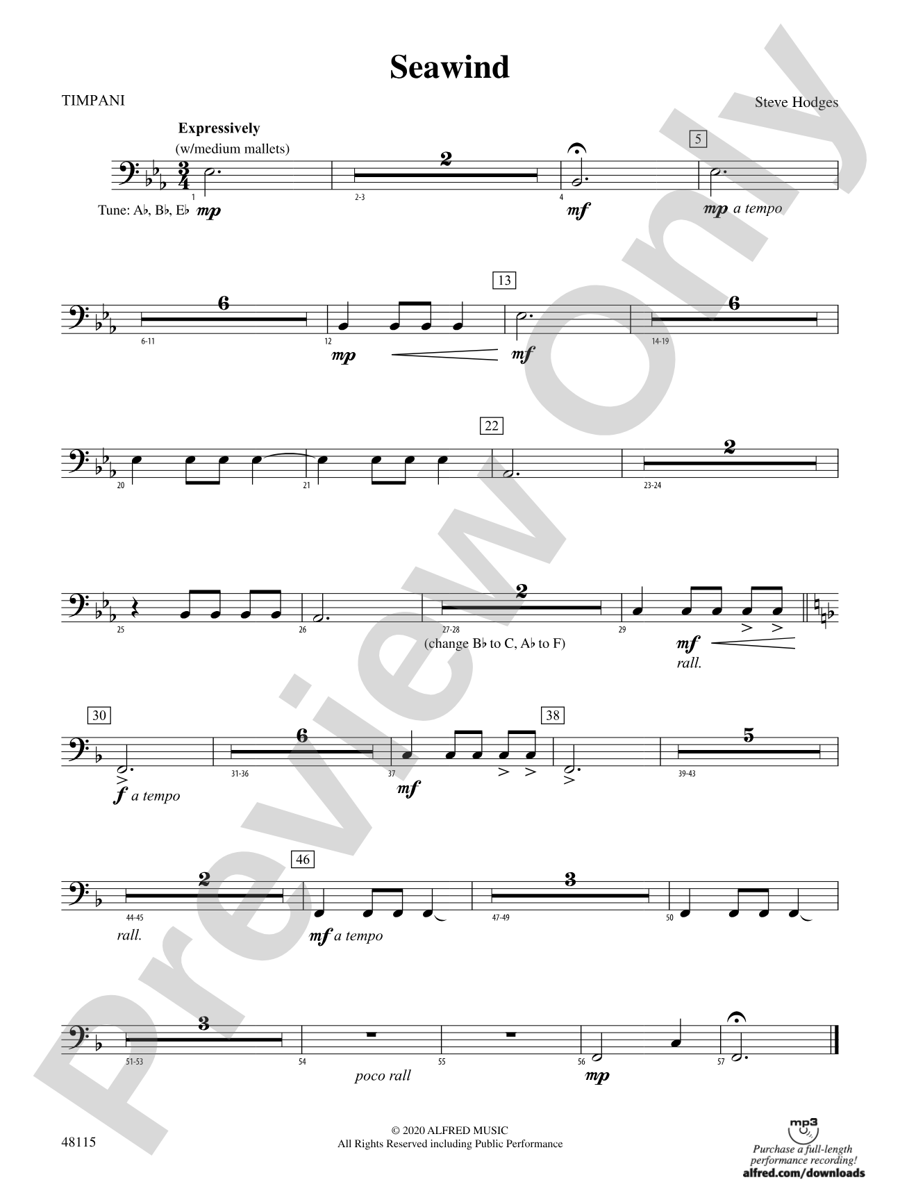 Seawind: Timpani