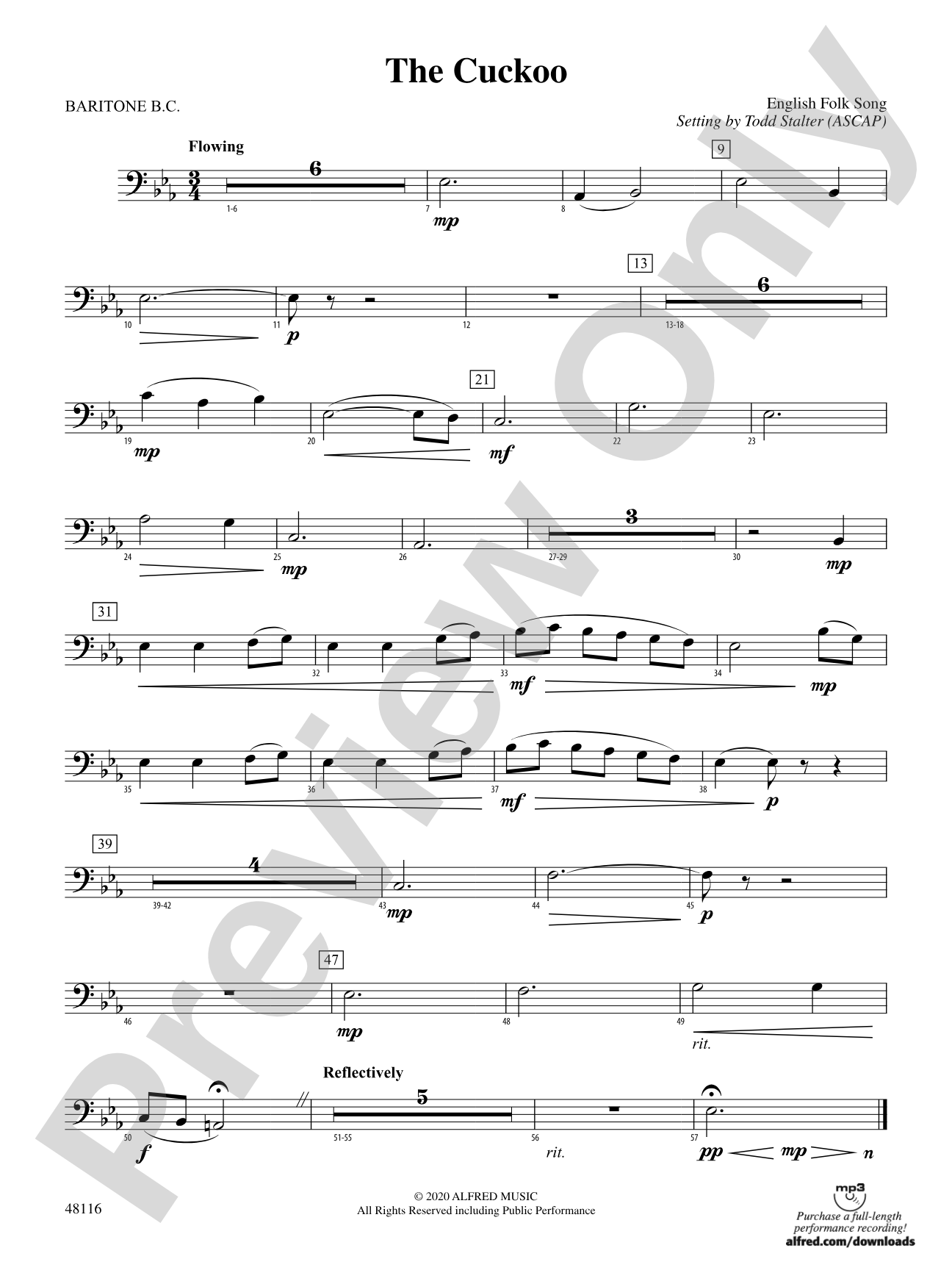 The Cuckoo: Baritone B.C.