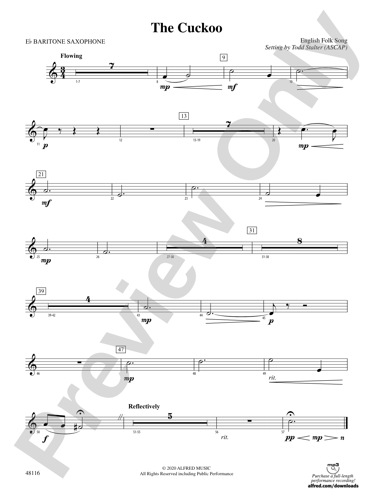 The Cuckoo: E-flat Baritone Saxophone
